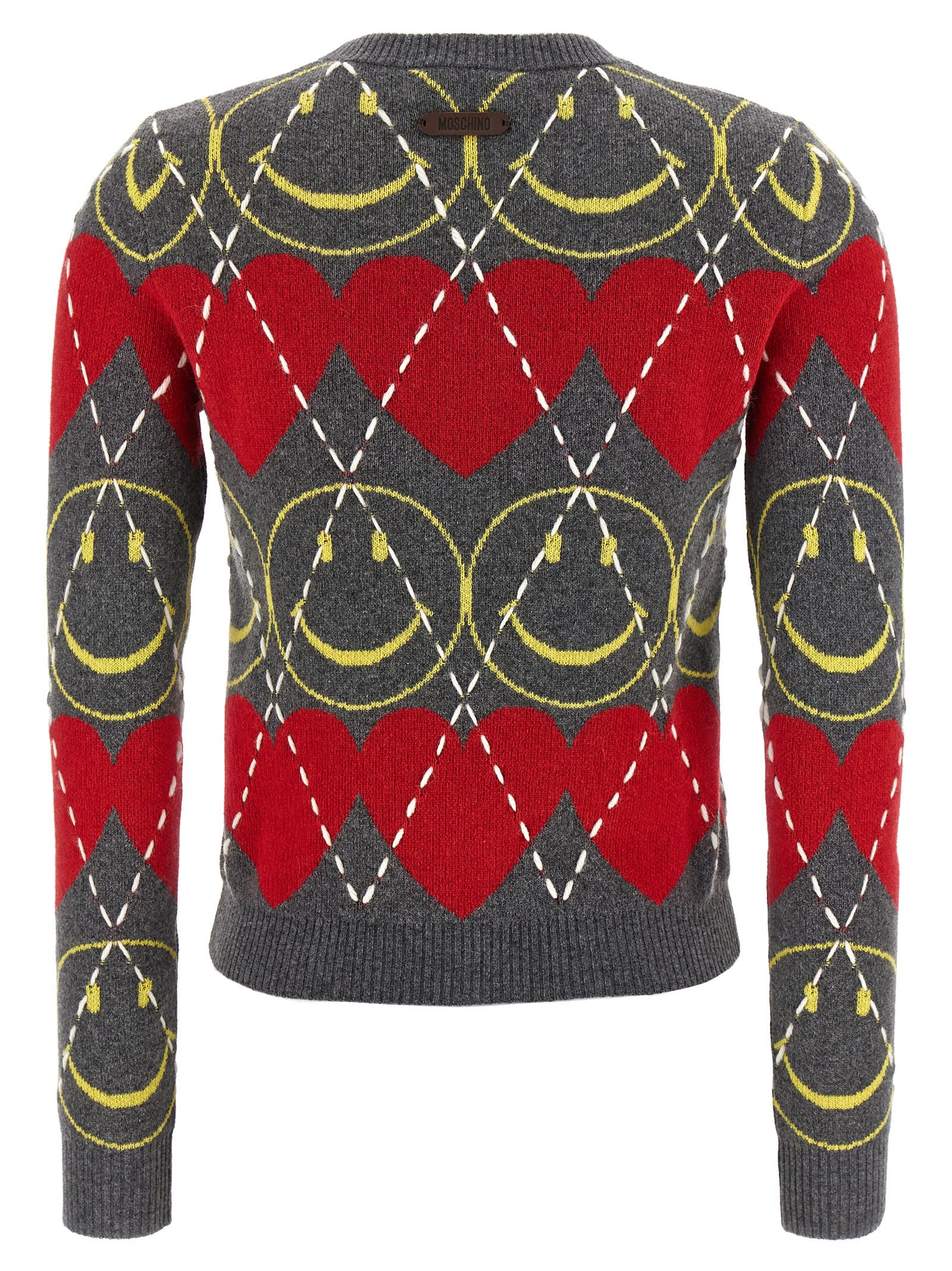 Moschino Smiley Sweater In Multi
