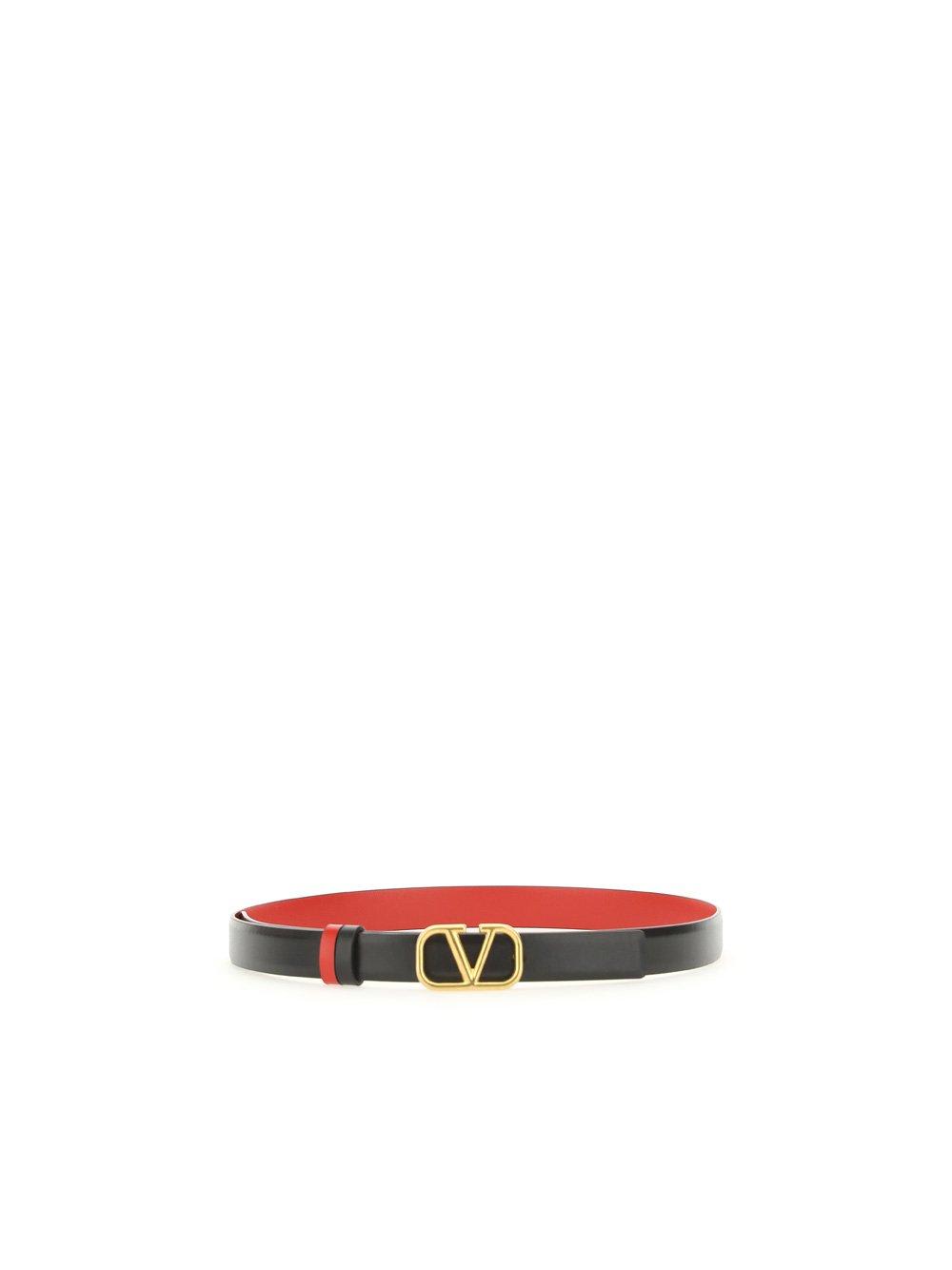 Valentino Garavani Vlogo Plaque Reversible Belt
