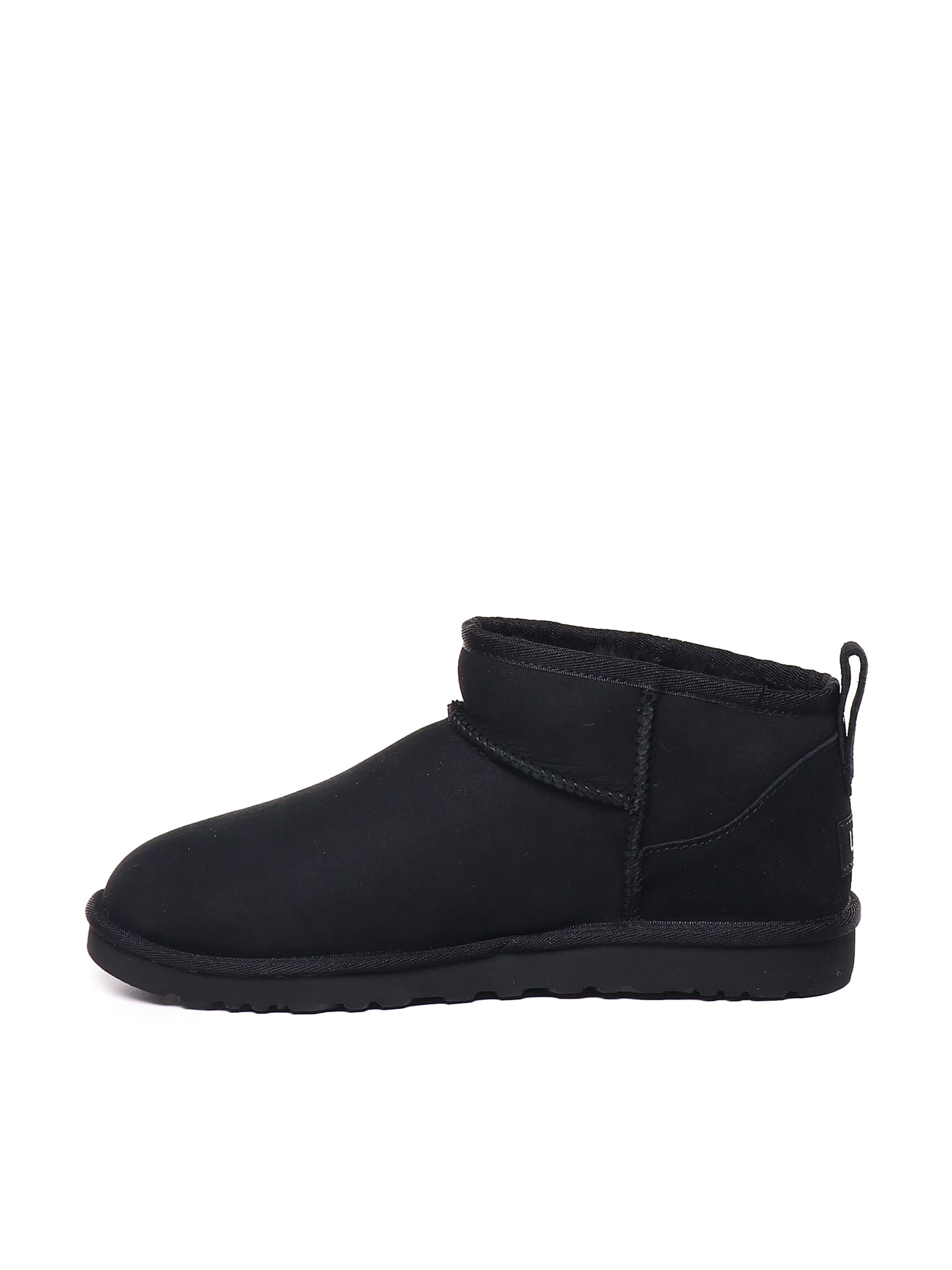 Ugg Classic Ultra Mini Ankle Boots In Black