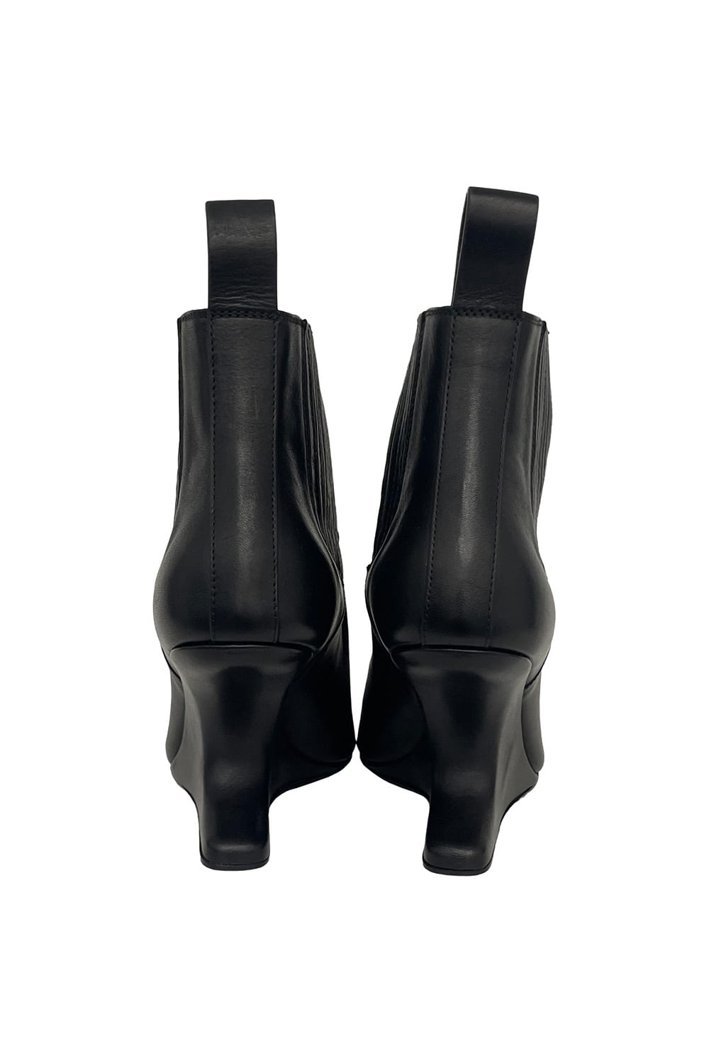 Rick Owens Ankle Taco Boots In Black