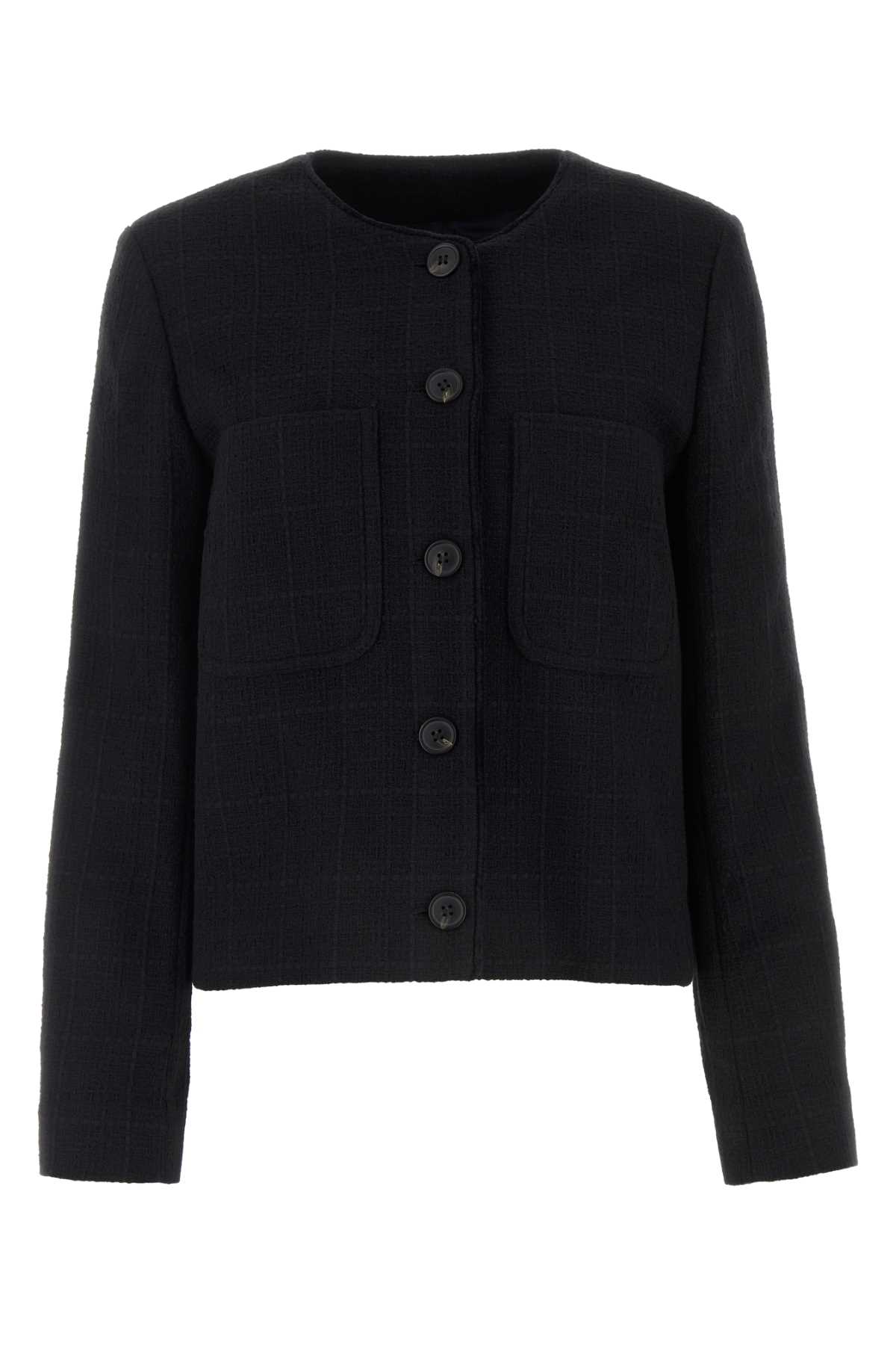 A. P.C. Black Bouclã Blazer