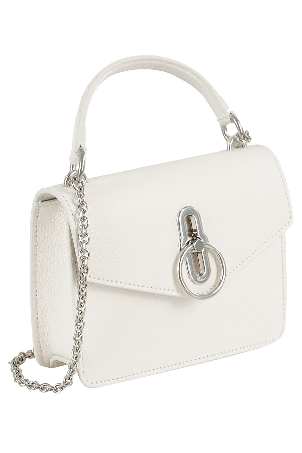 Shop Mulberry Small Amberley Crossbody Scg In White