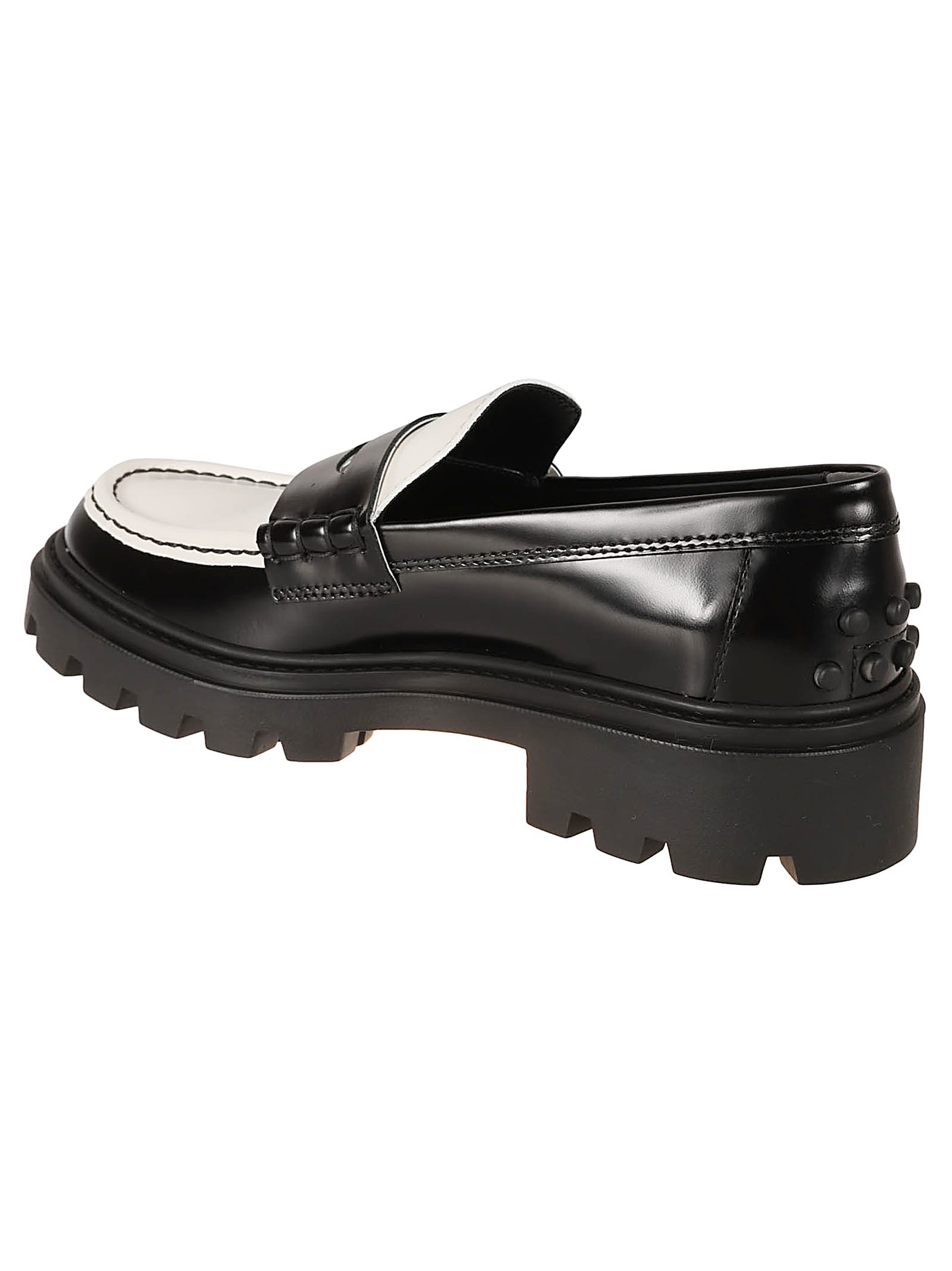 Shop Tod's Pesante Loafers In Black