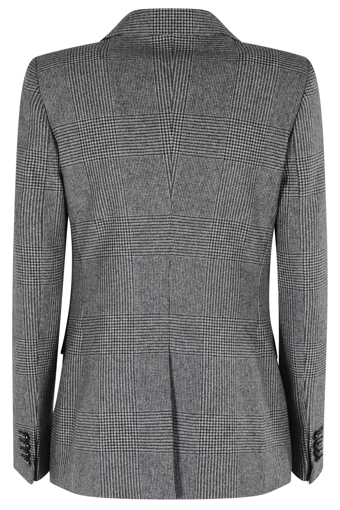 Tagliatore Glen Plaid Three-button Blazer In Gray