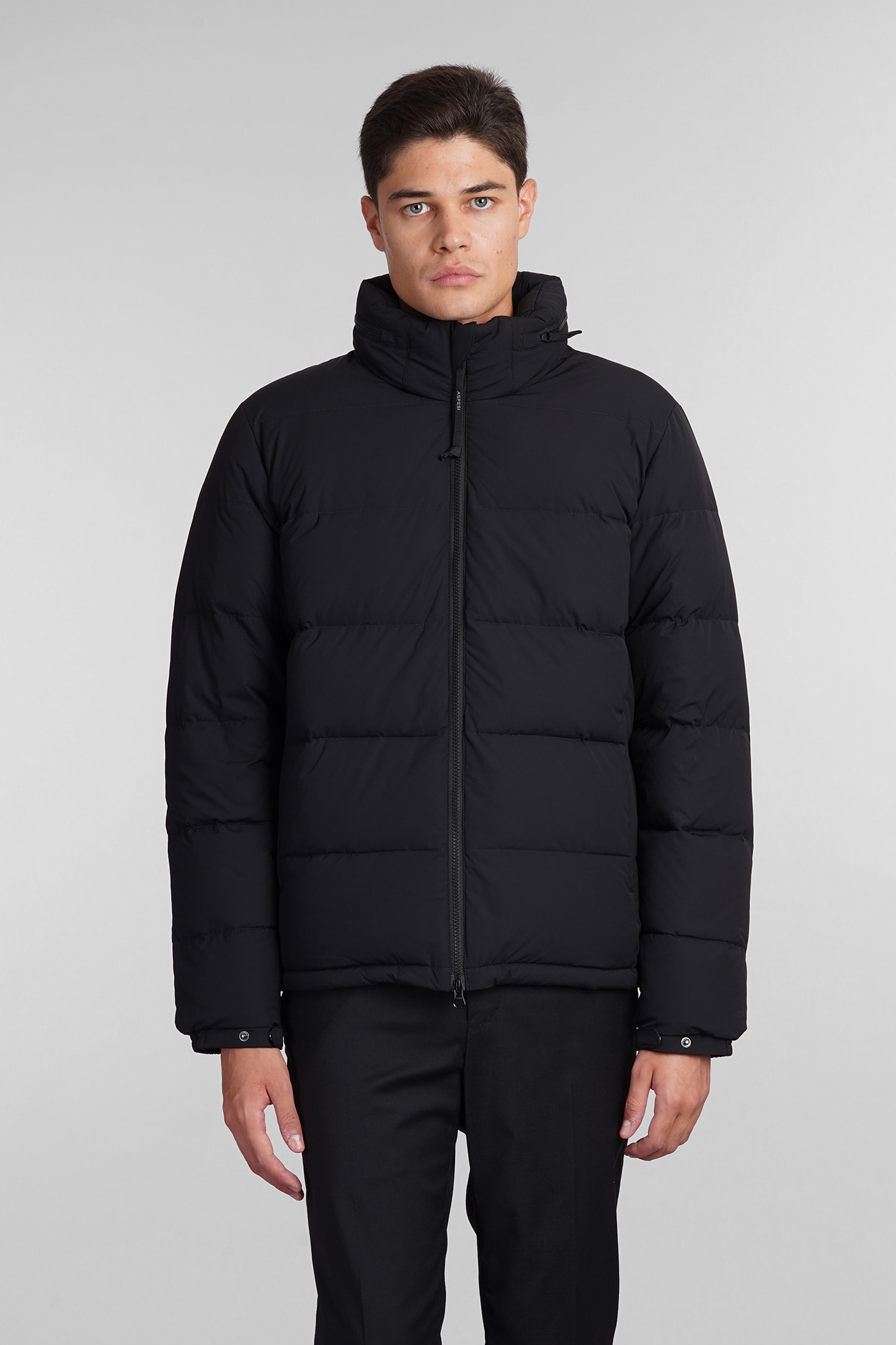 Pocoelastico Re Puffer In Black Polyamide