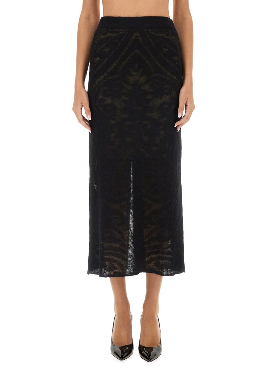 ETRO JACQUARD KNIT SKIRT 