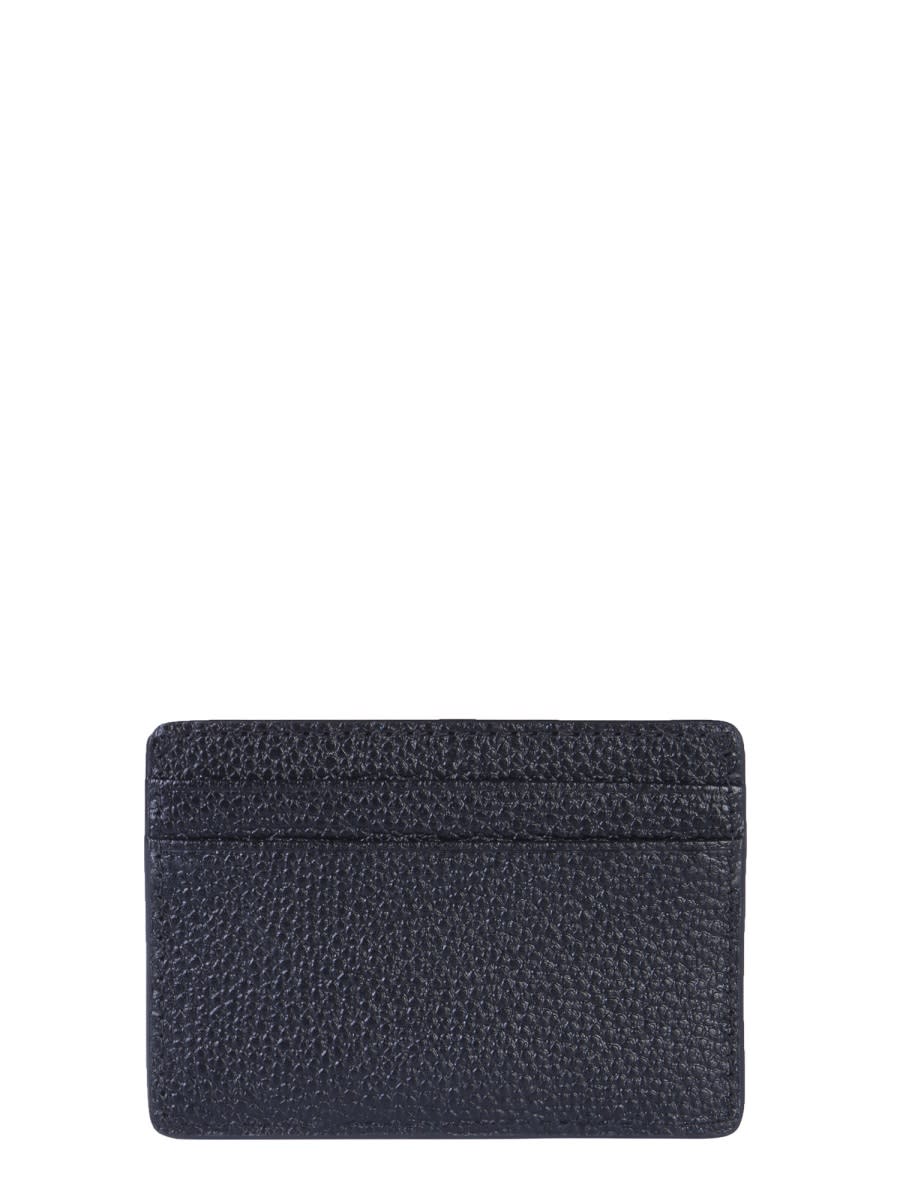 Michael Kors Card Holder With Logo In Black