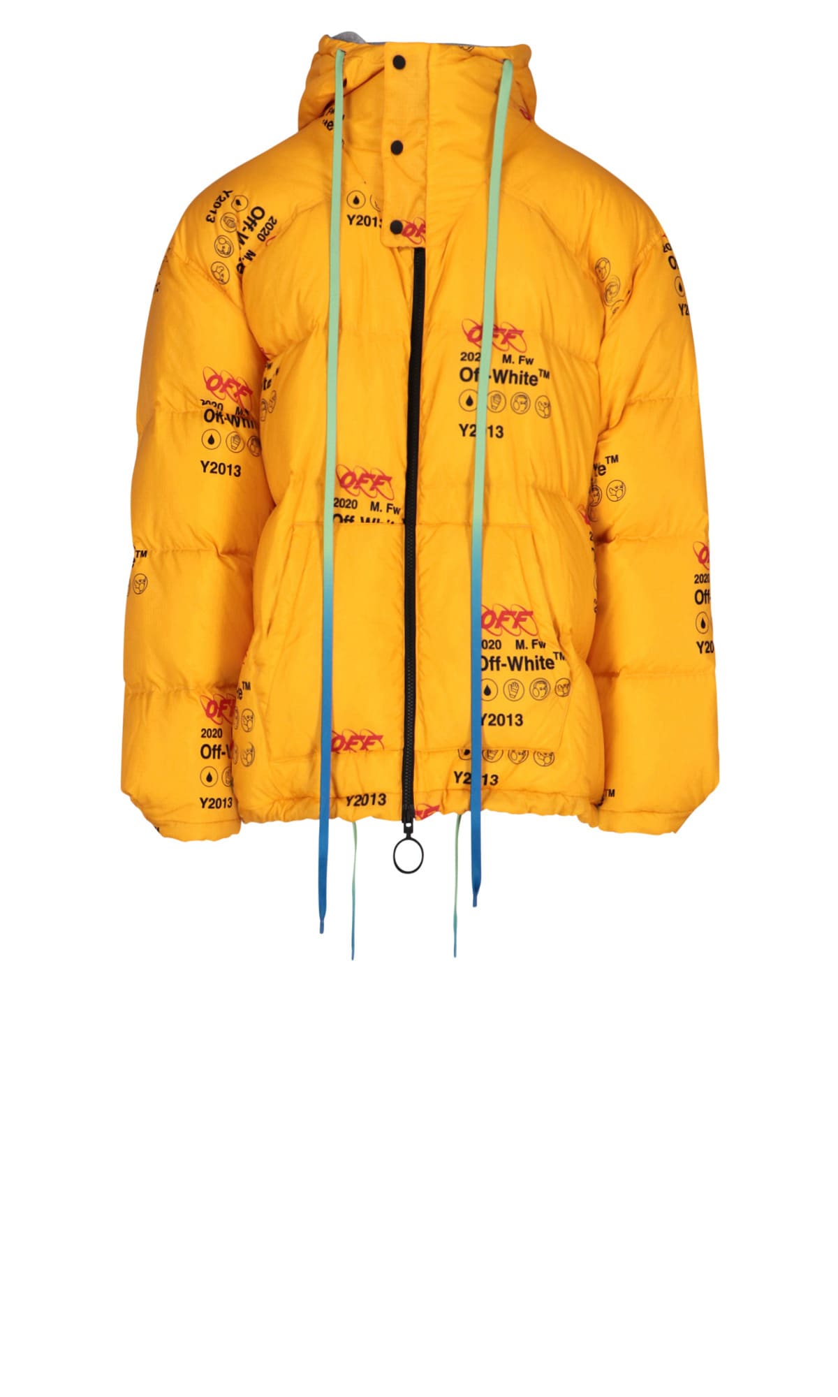 Off-white Jacket In Yellow
