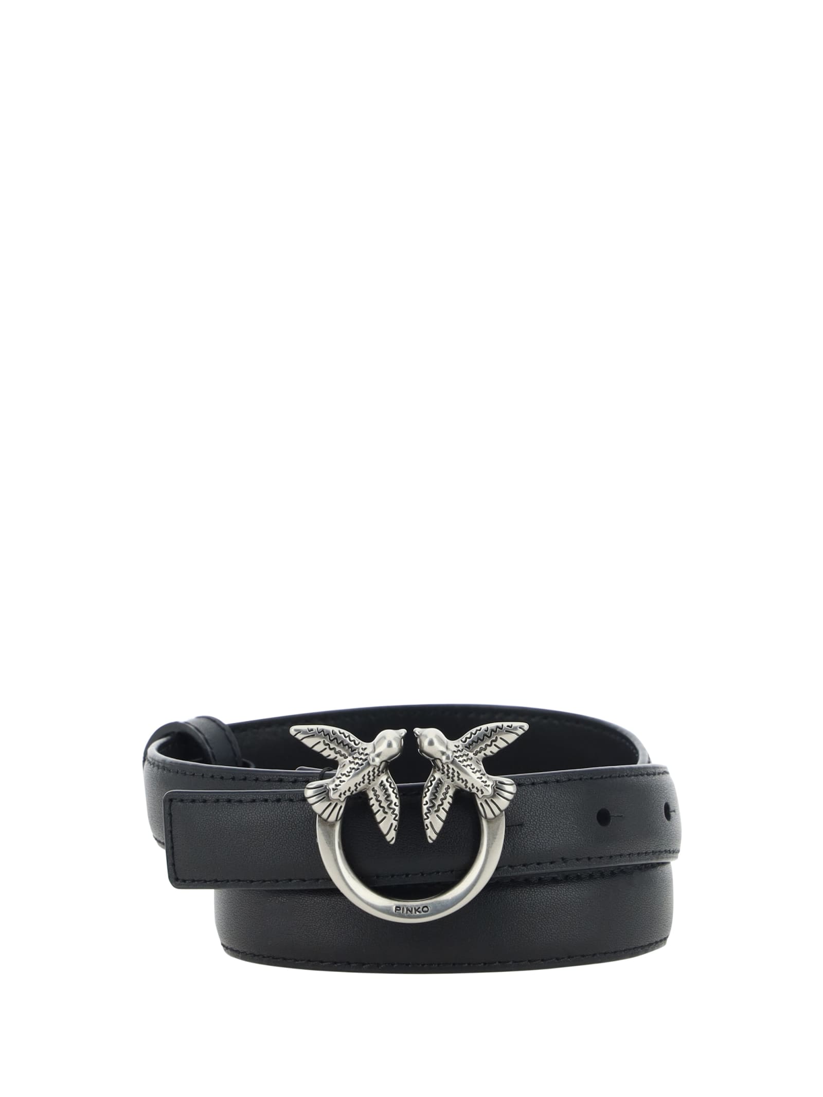 Shop Pinko Love Berry Belt In Black