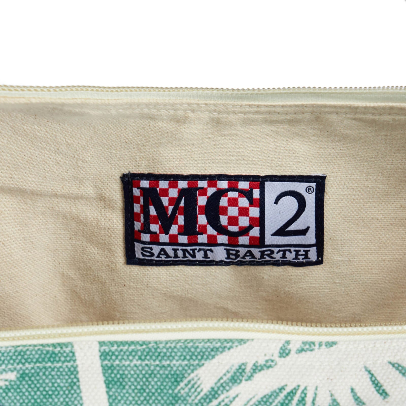 MC2 SAINT BARTH TRAVEL DUFFEL BAG WITH PALMS PRINT