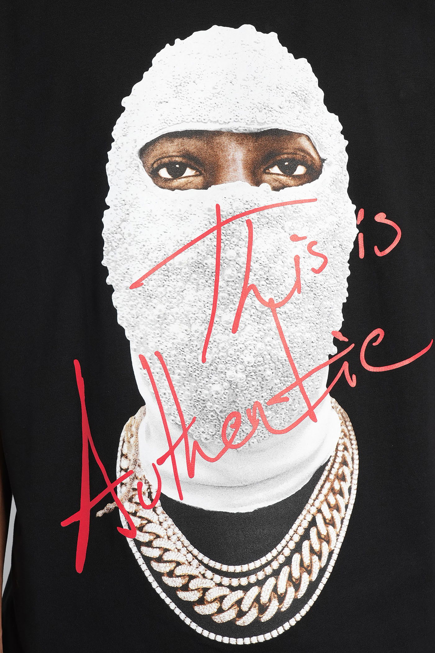 Ih Nom Uh Nit Graphic Printed Crewneck T-shirt In Black