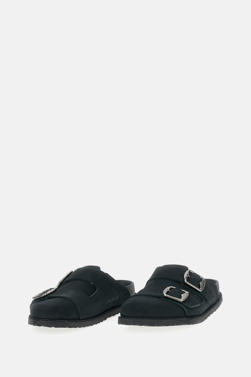 Birkenstock 1774 Becomes Berlin 222 West Suede Exq In Black
