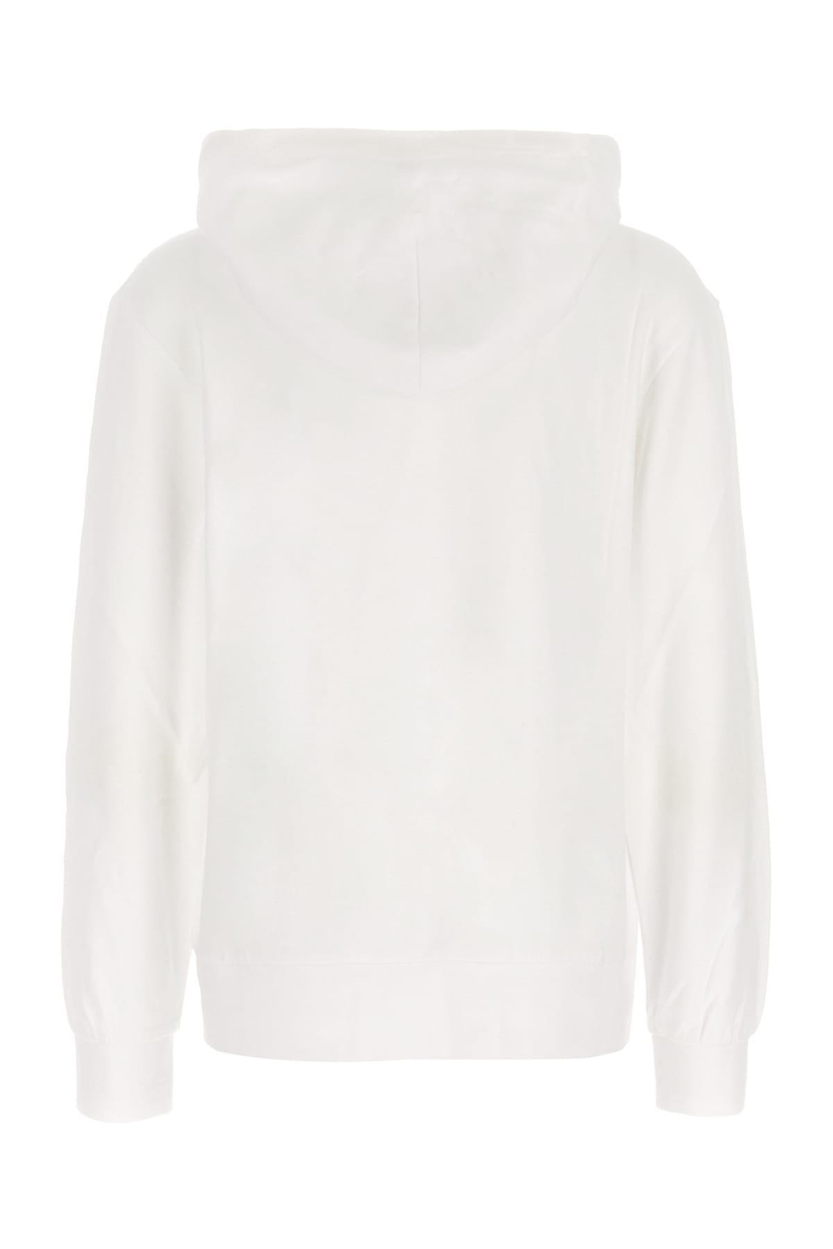 Shop Jw Anderson White Cotton Blend Oversize Sweatshirt In 001