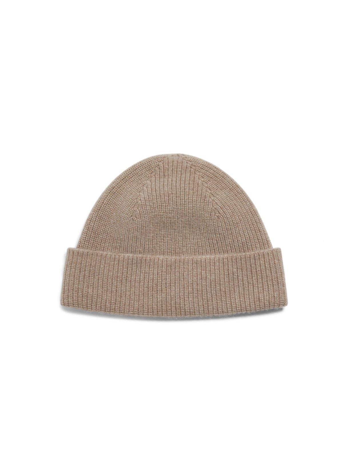 Turn-up Hem Knitted Beanie Zegna