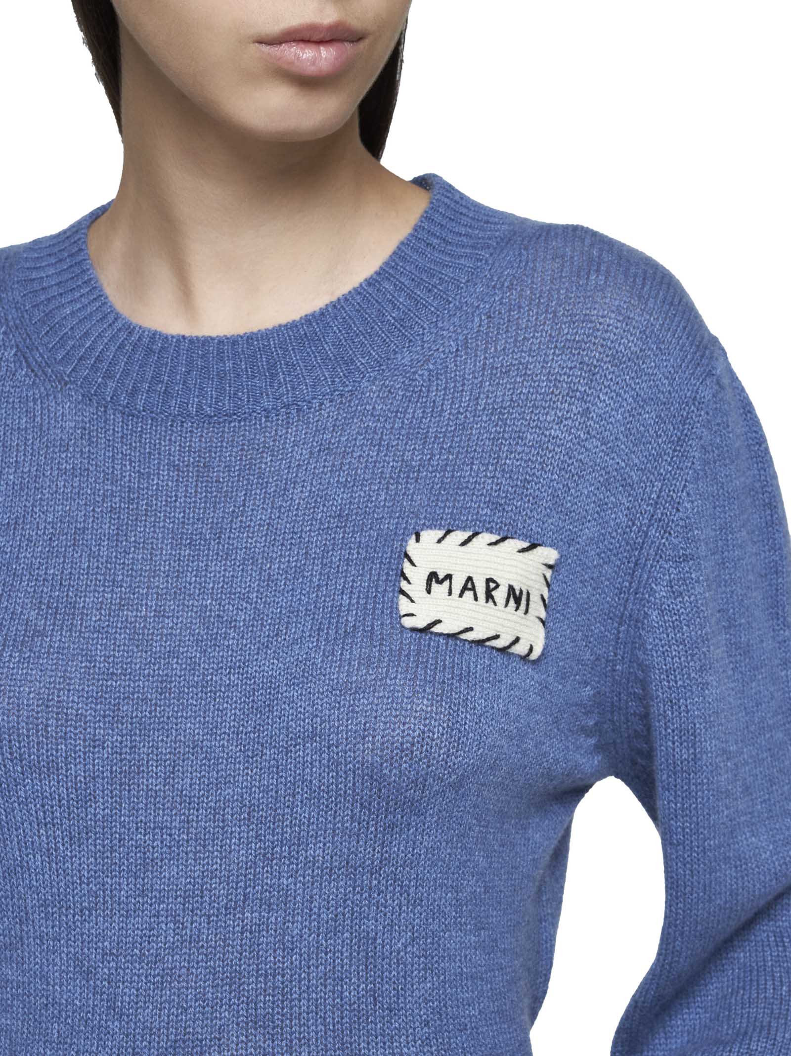 Shop Marni Sweater In Opal