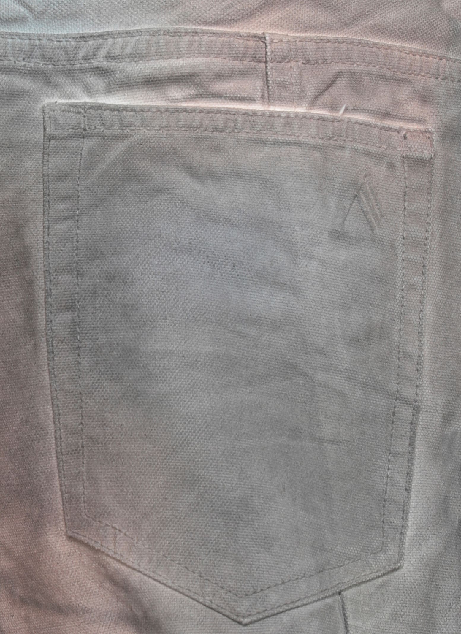 Attico Cargo Jeans With Belt Loops And Tie Features In Gray