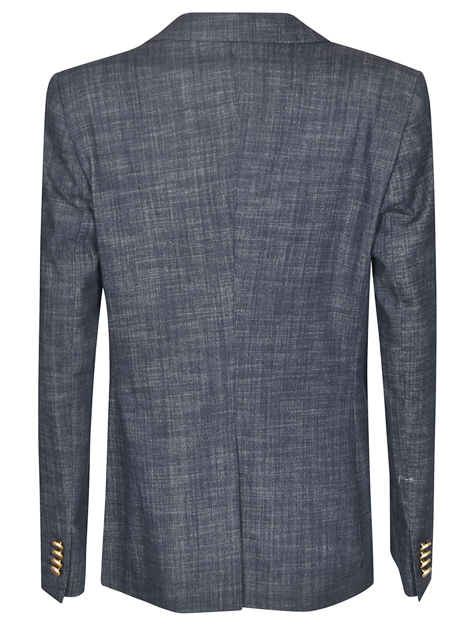 Shop Tagliatore Patched Pocket 2 Buttons Blazer In .