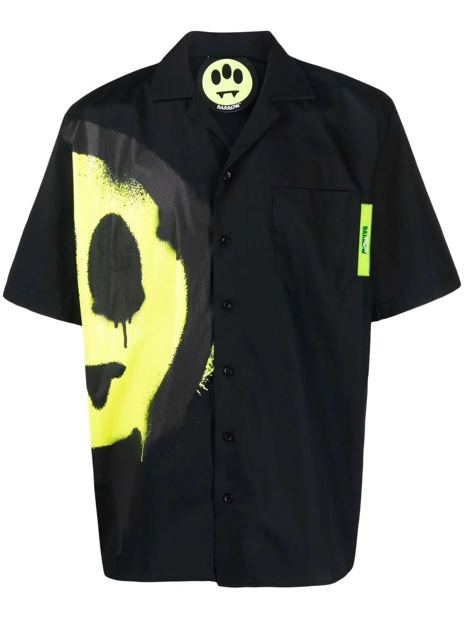 Barrow Black Cotton Shirt