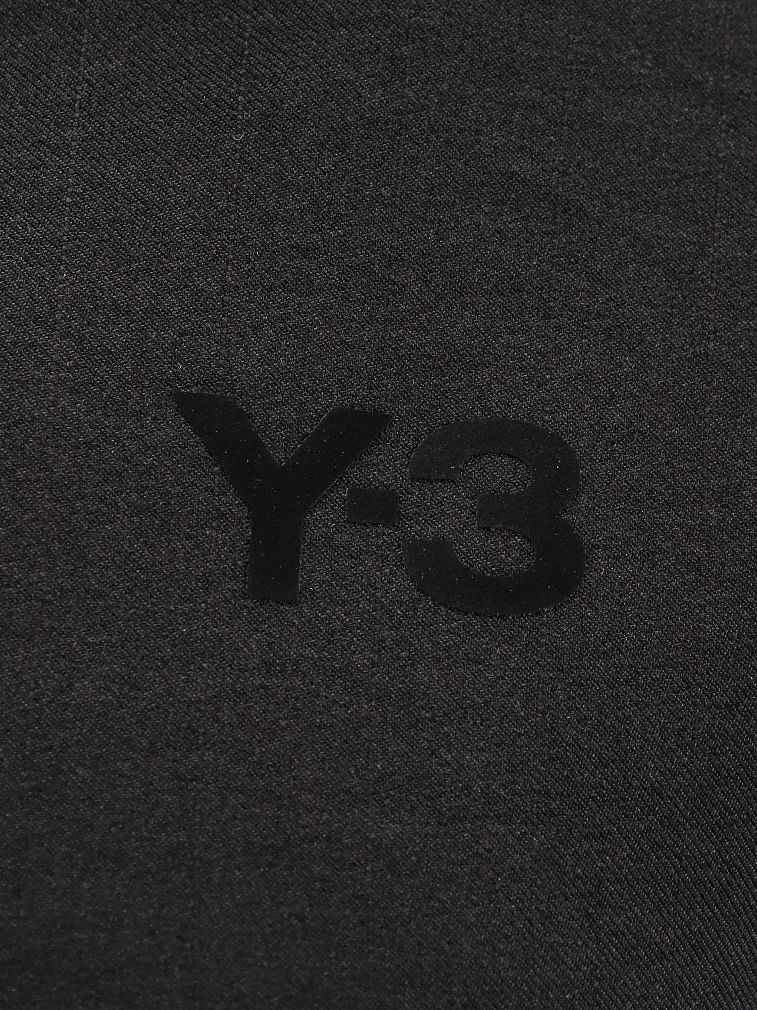 Y-3 High Collar Long Sleeve Sweatshirt Jacket In Black
