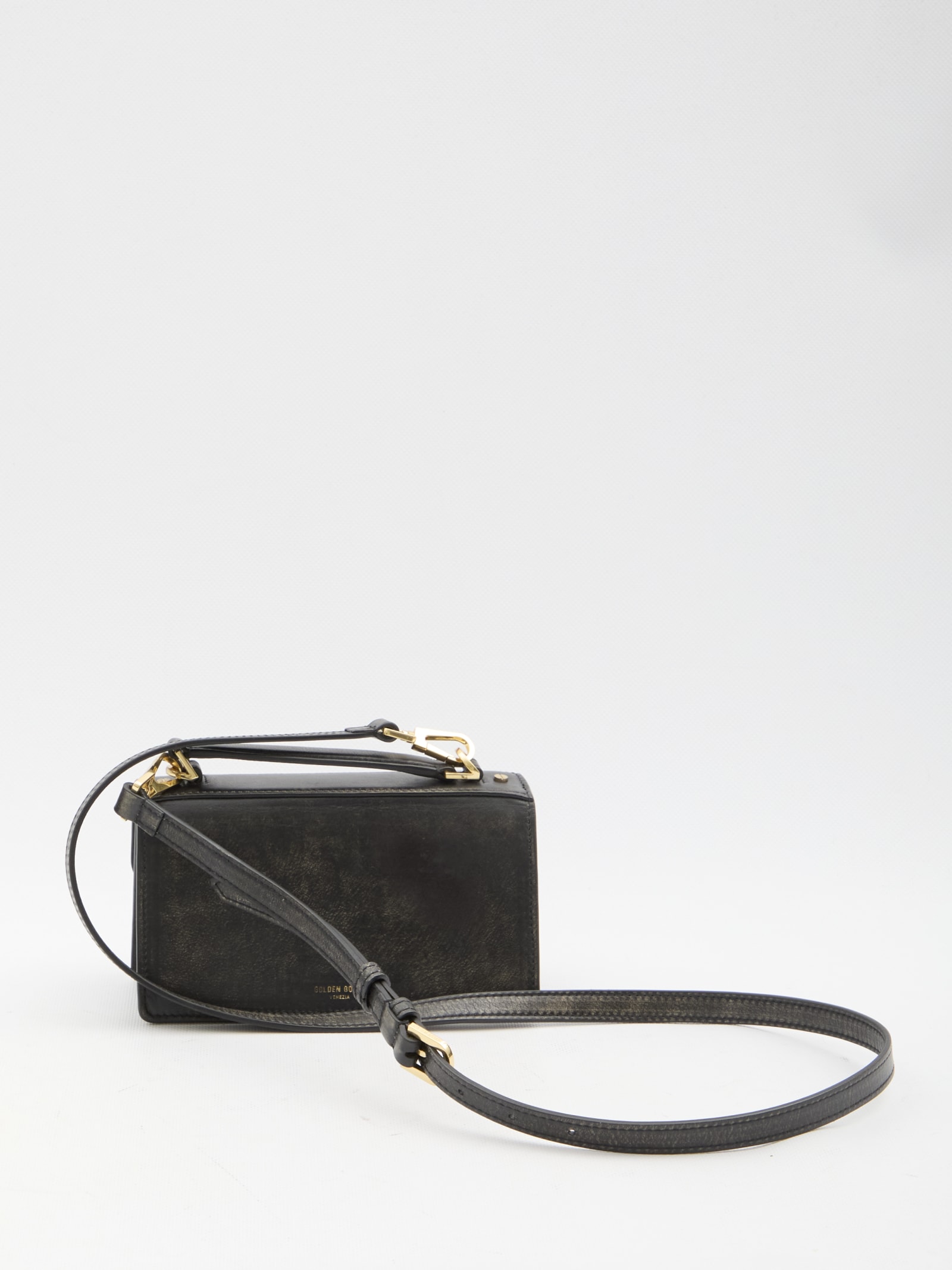 Shop Golden Goose Small Venezia Bag In Black