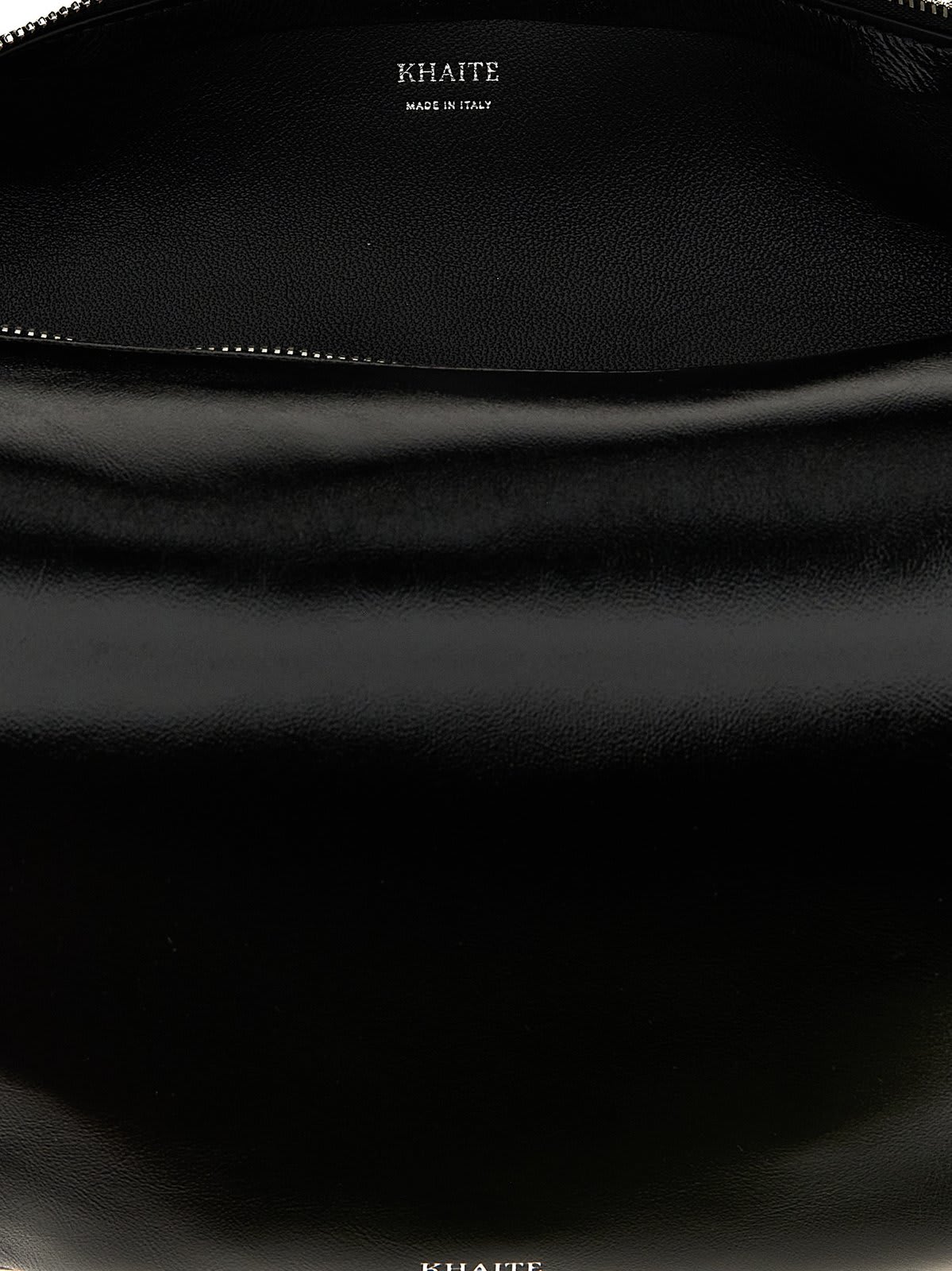 Khaite Olivia Zipped Tote Bag In Black