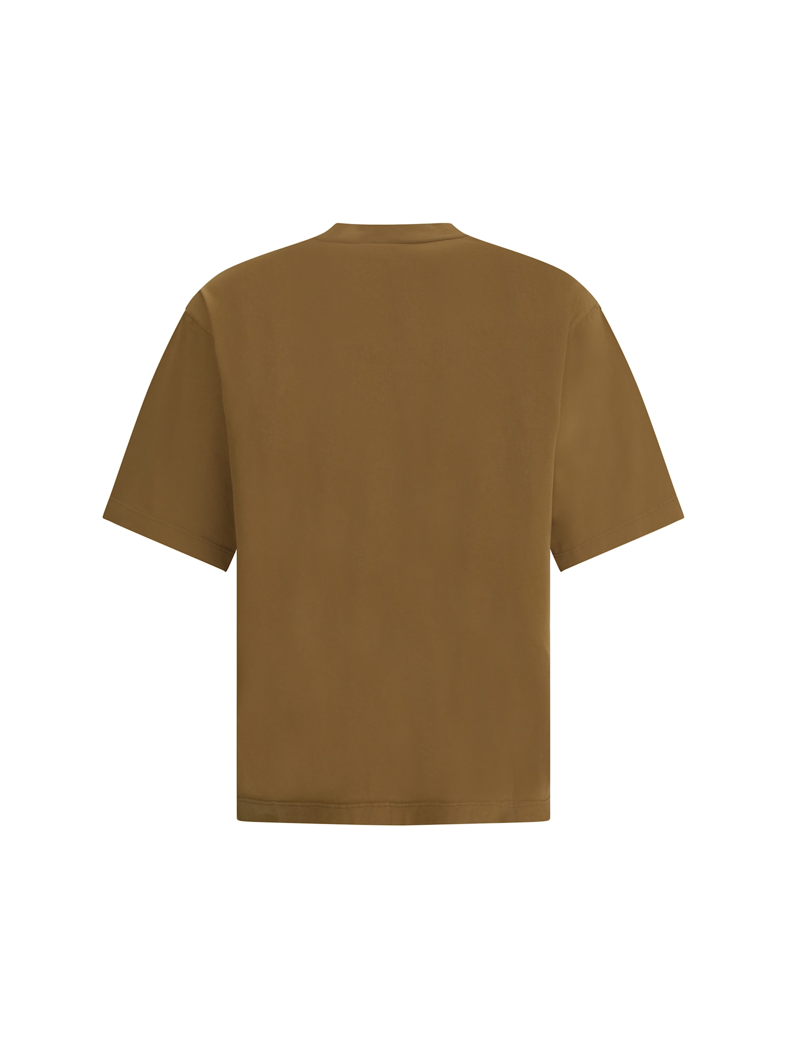 Dsquared2 Men Embroidered Patches T-shirt In Brown