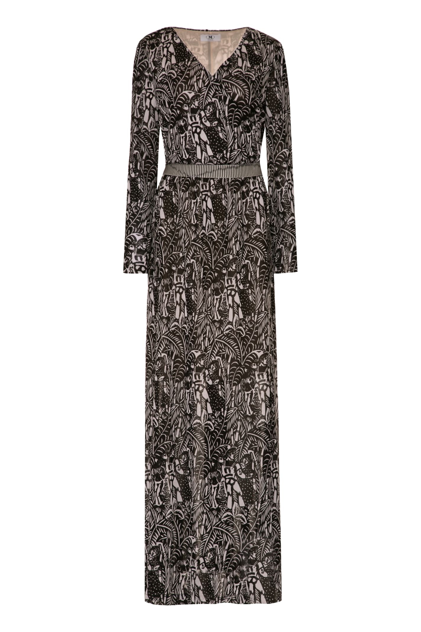Missoni Knitted Long Dress In Black
