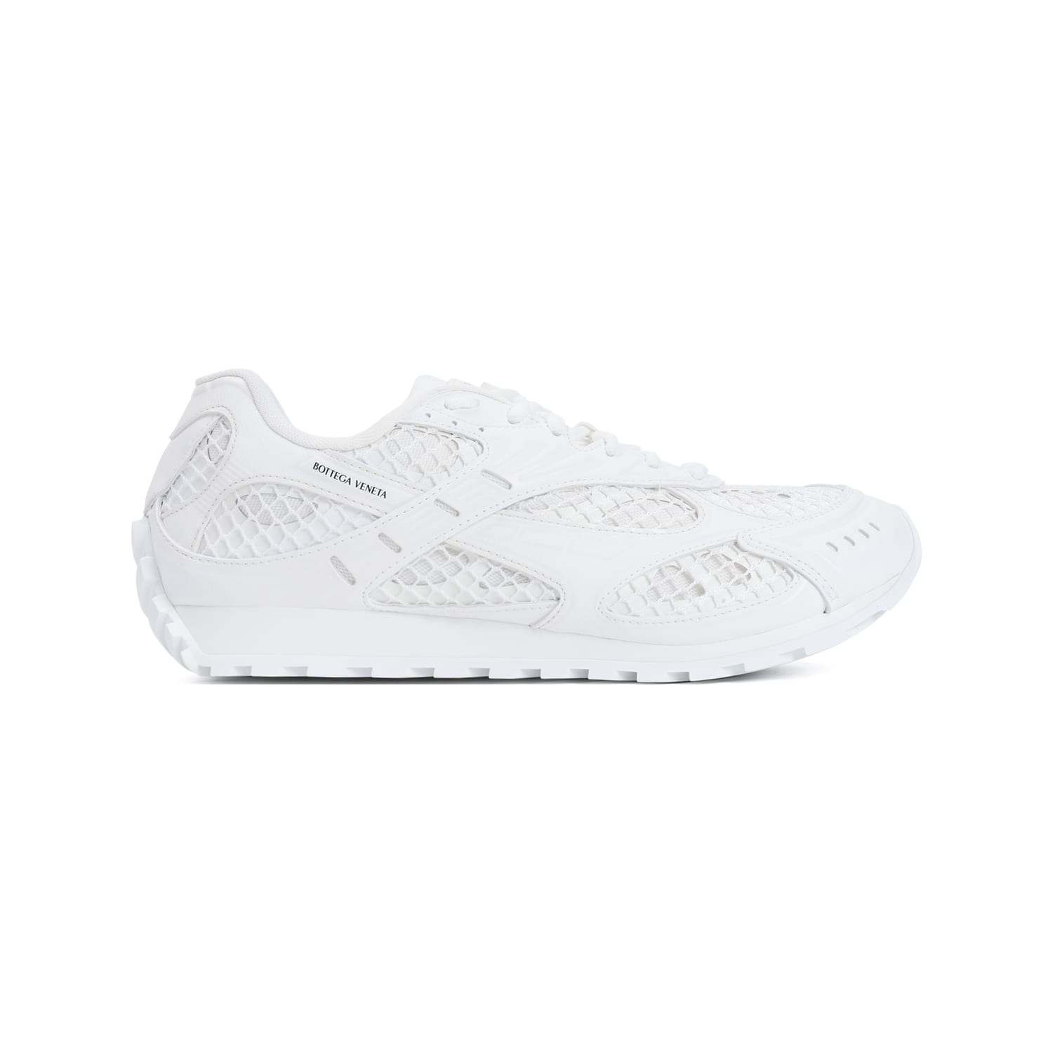 Shop Bottega Veneta Orbit Sneakers In White