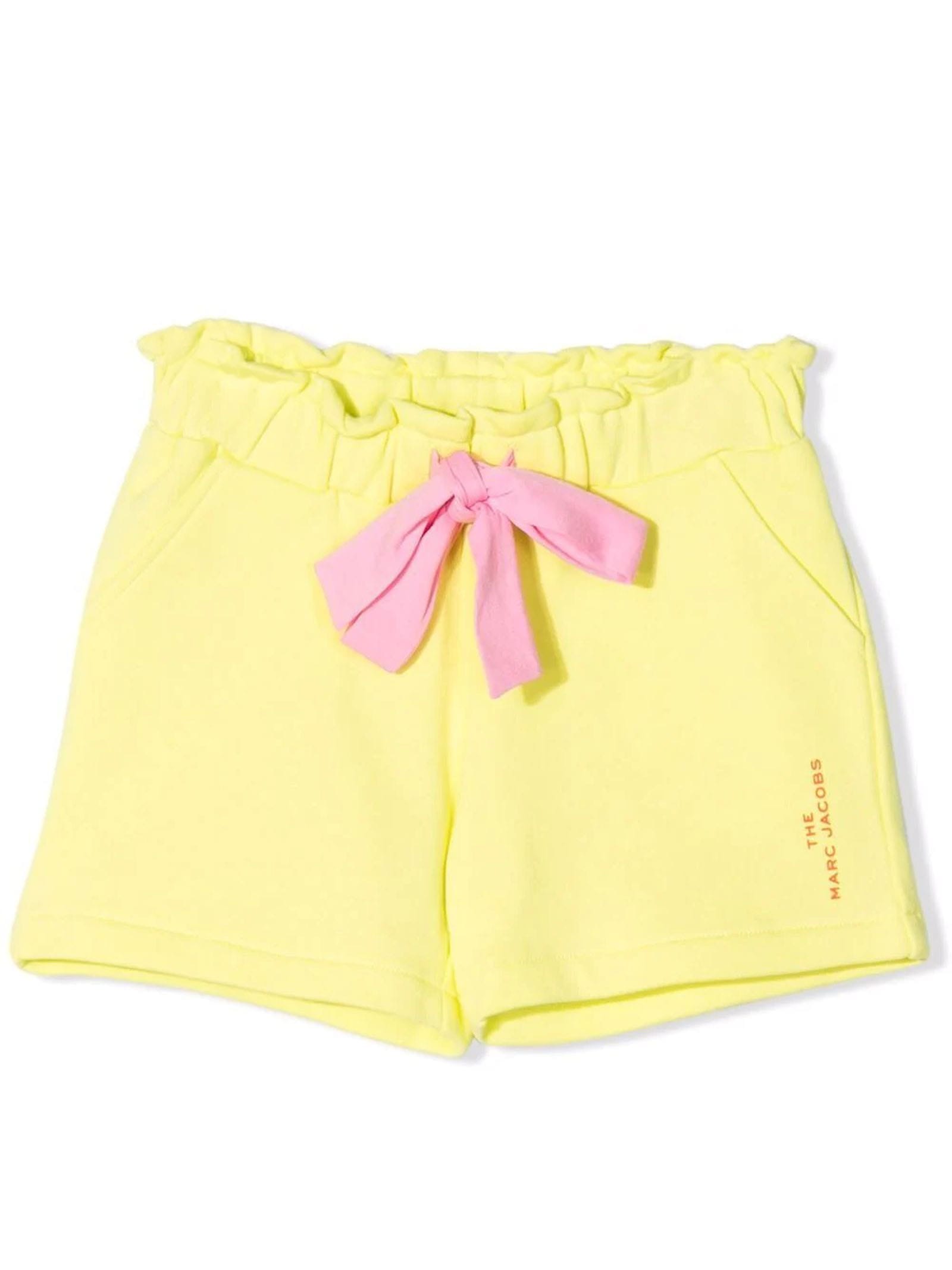Marc Jacobs Yellow Cotton Shorts
