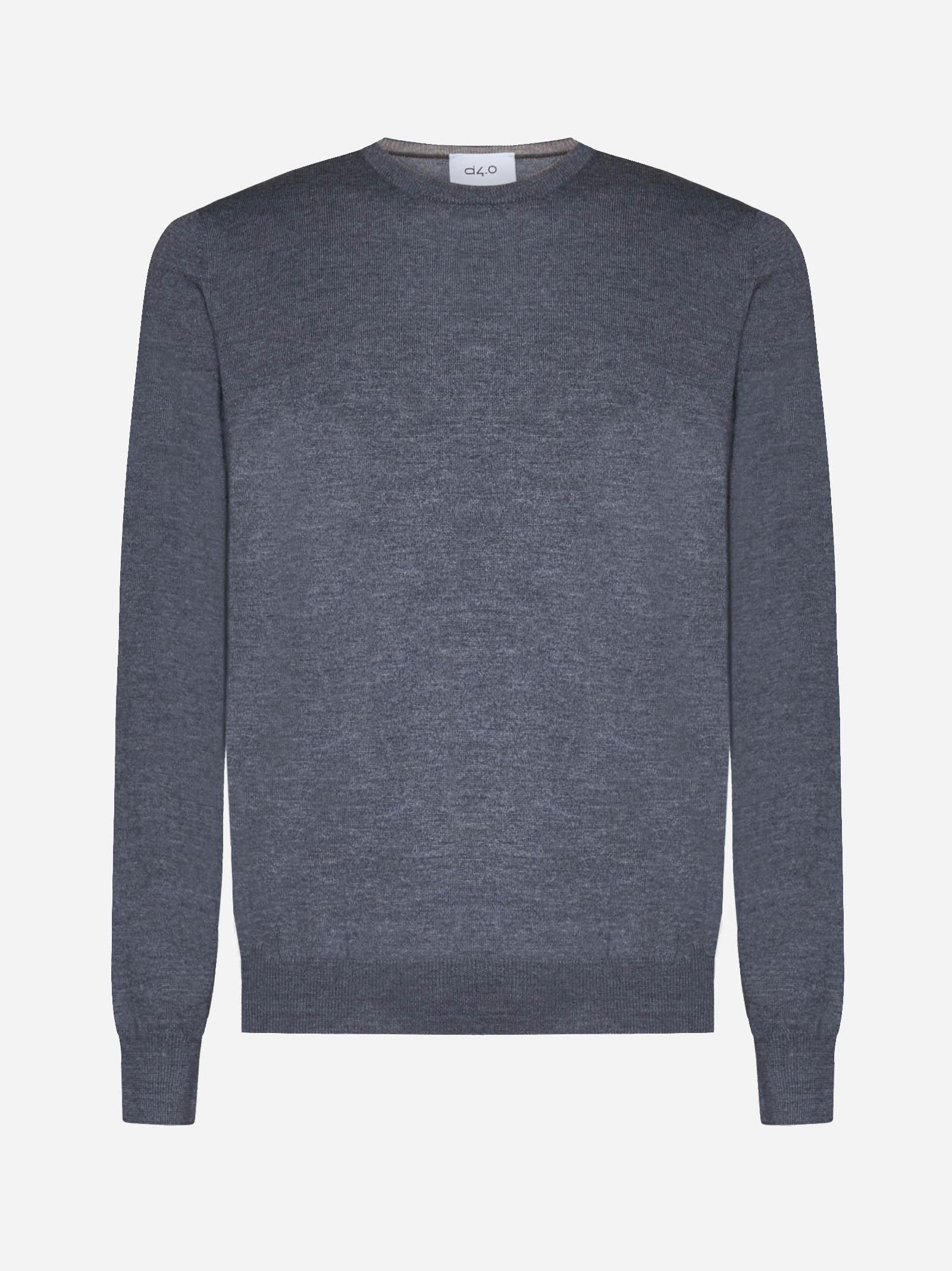 Crew Neck Wool Sweater