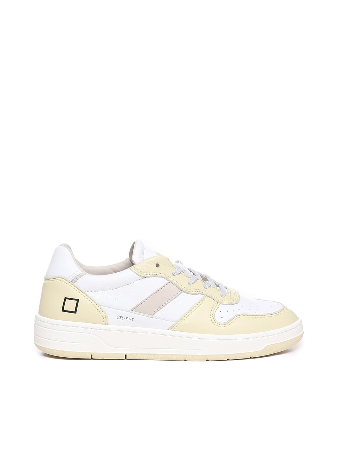 Shop Date Court 2.0 Soft Sneakers In White-yellow