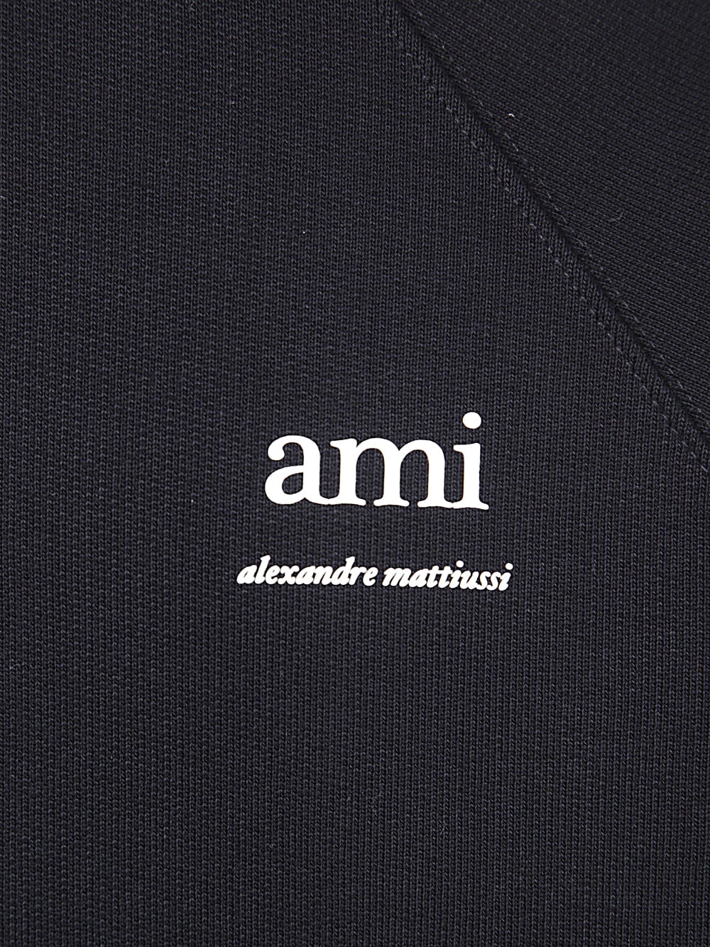 Shop Ami Alexandre Mattiussi Sweatshirt Ami Am In Black