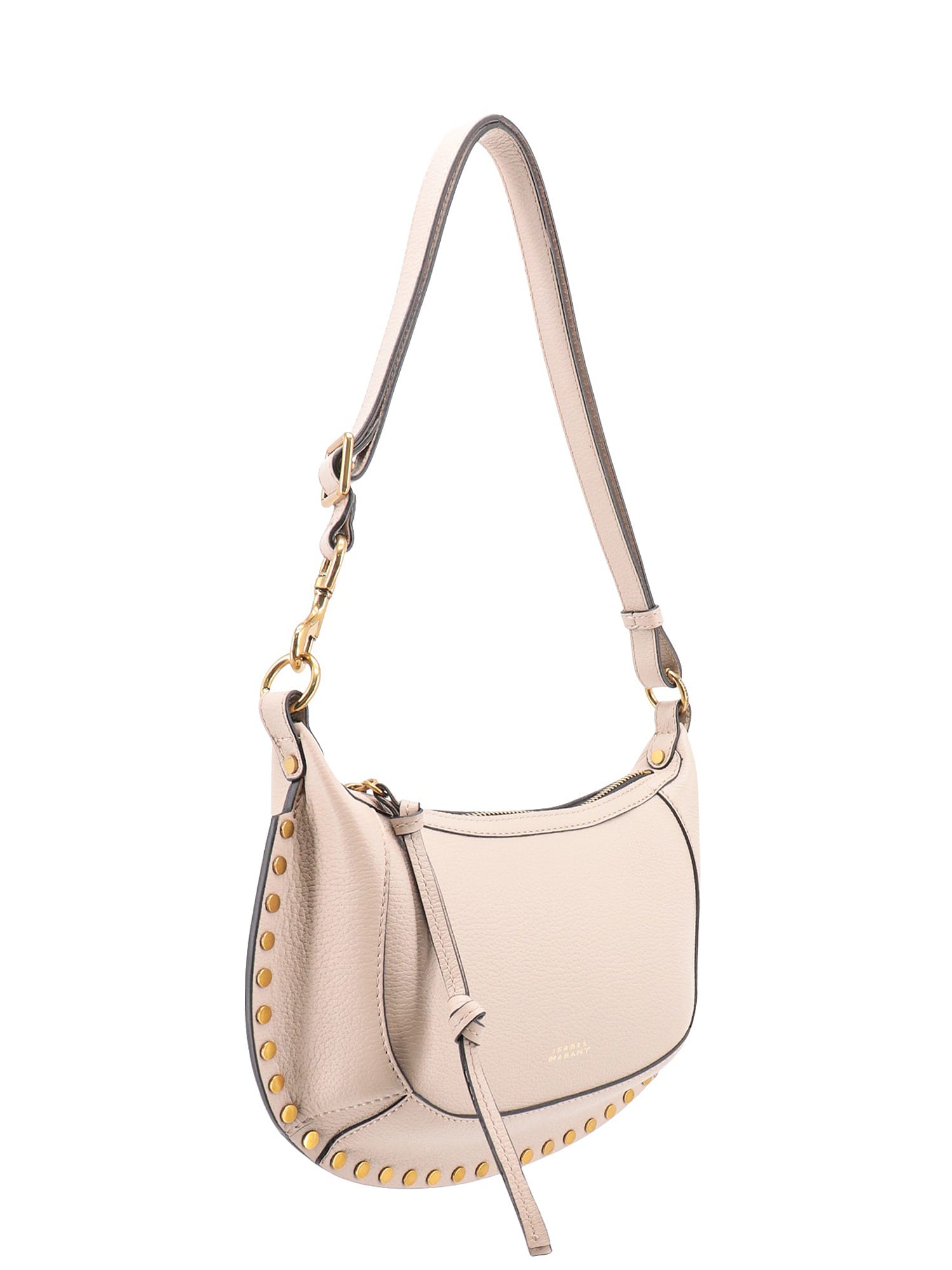 Shop Isabel Marant Oskan Moon Shoulder Bag In Beige