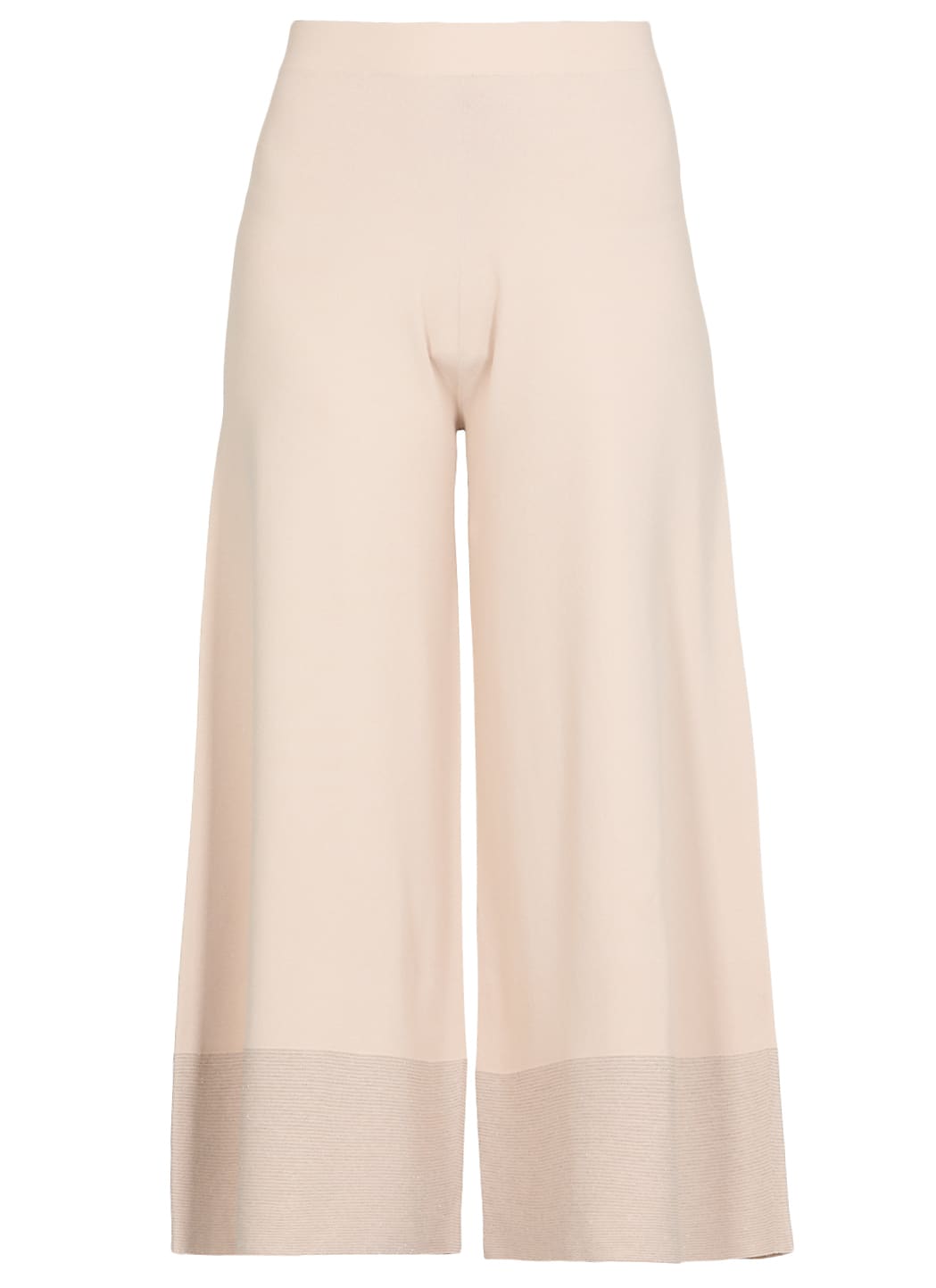D-EXTERIOR LUREX PALAZZO TROUSERS,11941356