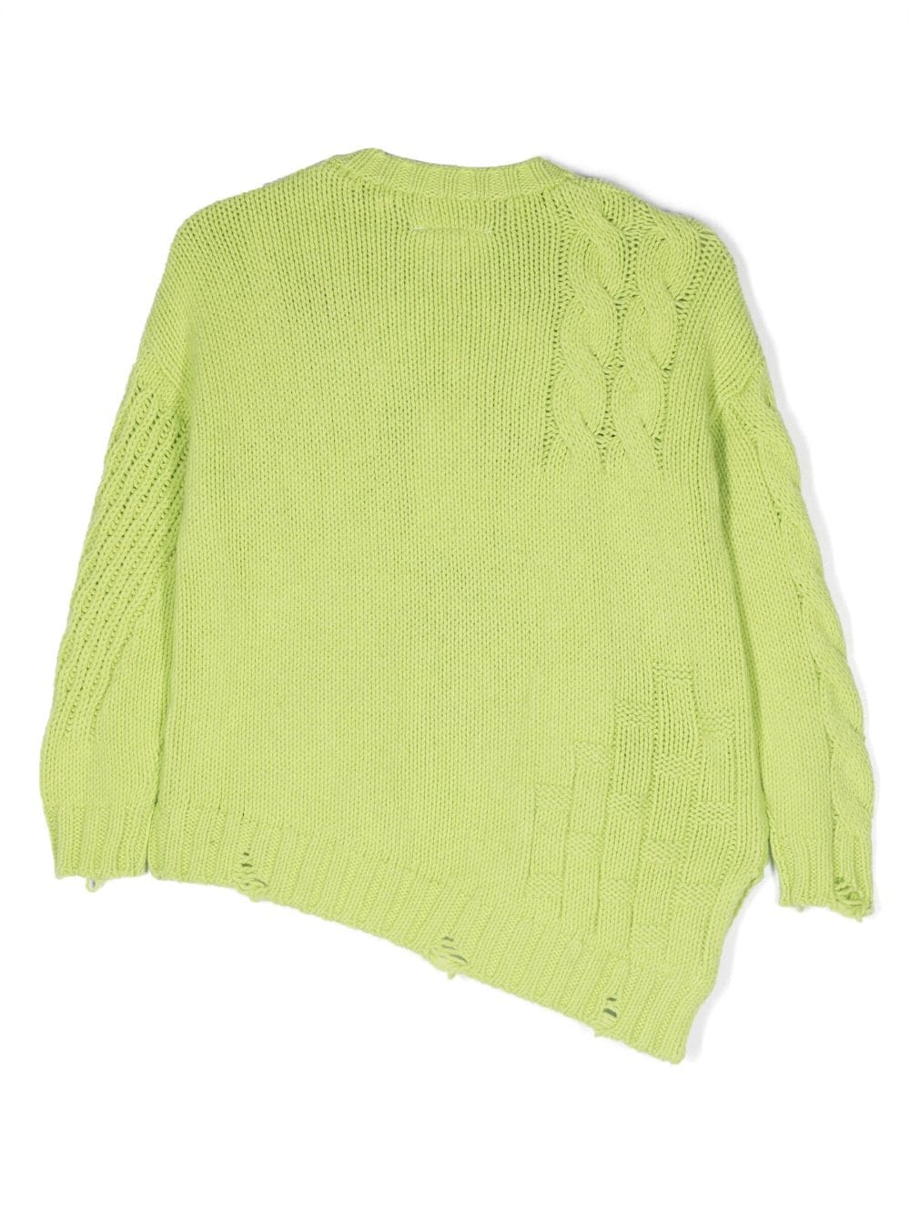 Shop Mm6 Maison Margiela M6510 Sweater In Slime Green