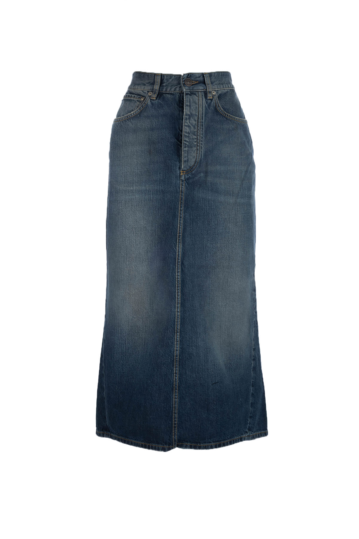 Balenciaga Knee-length Skirt With Pockets And Belt Loops