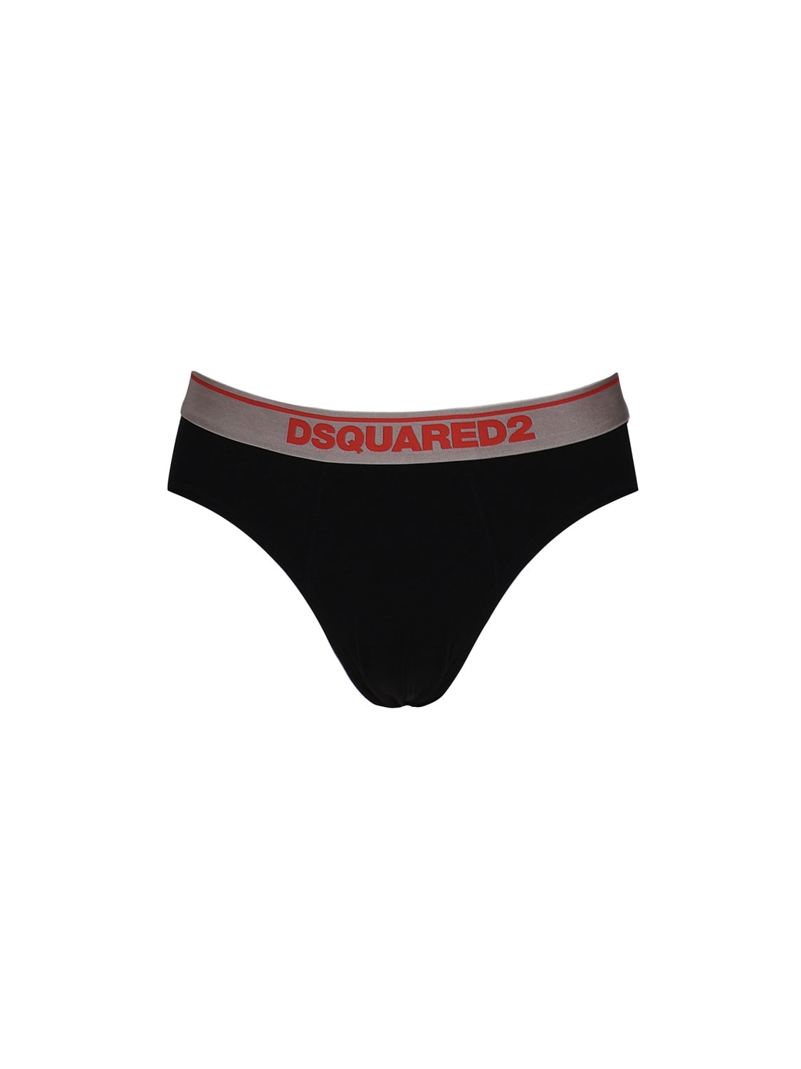 Shop Dsquared2 Underwear Briefs In Stretch Cotton In Black