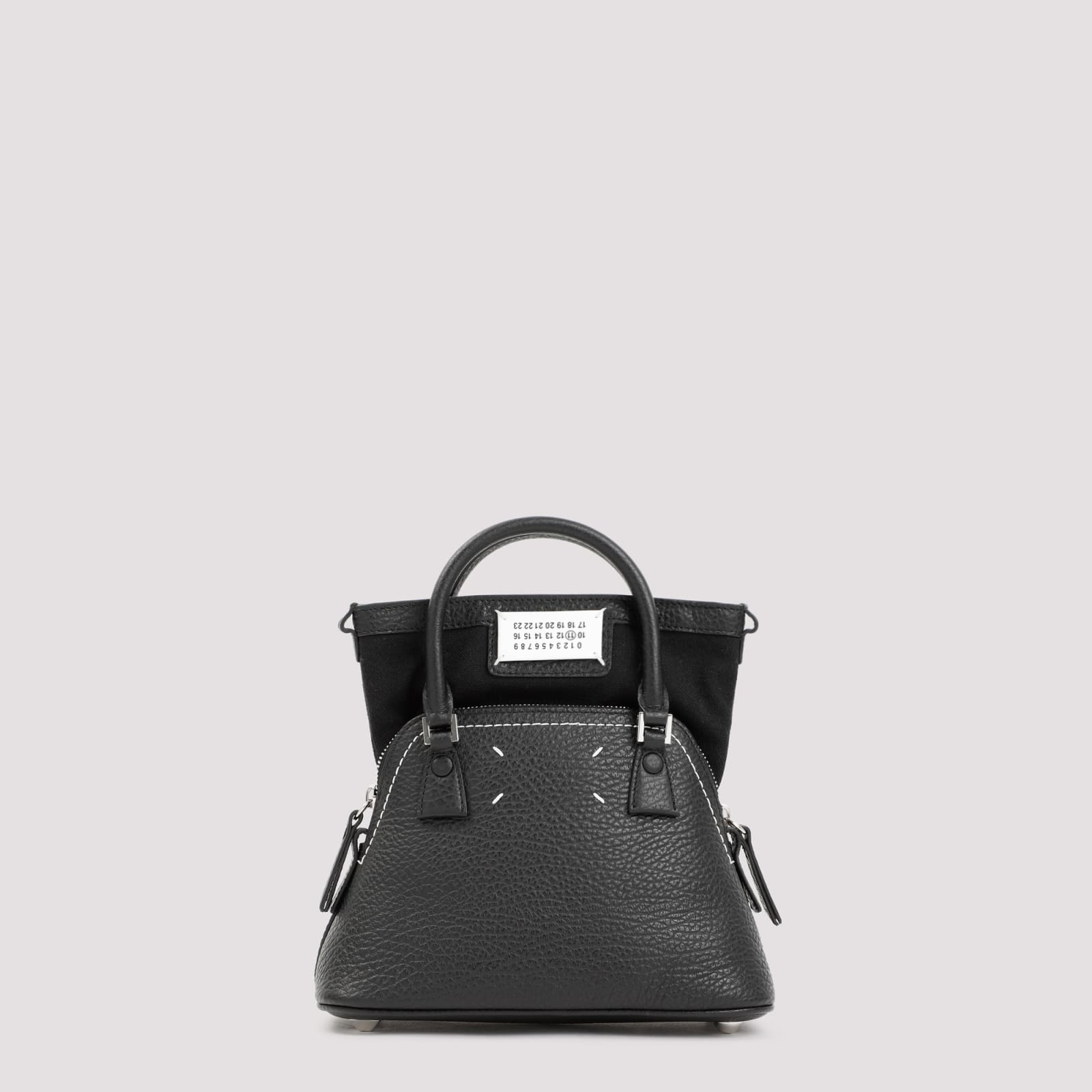 Shop Maison Margiela 5ac Micro Bag In Black