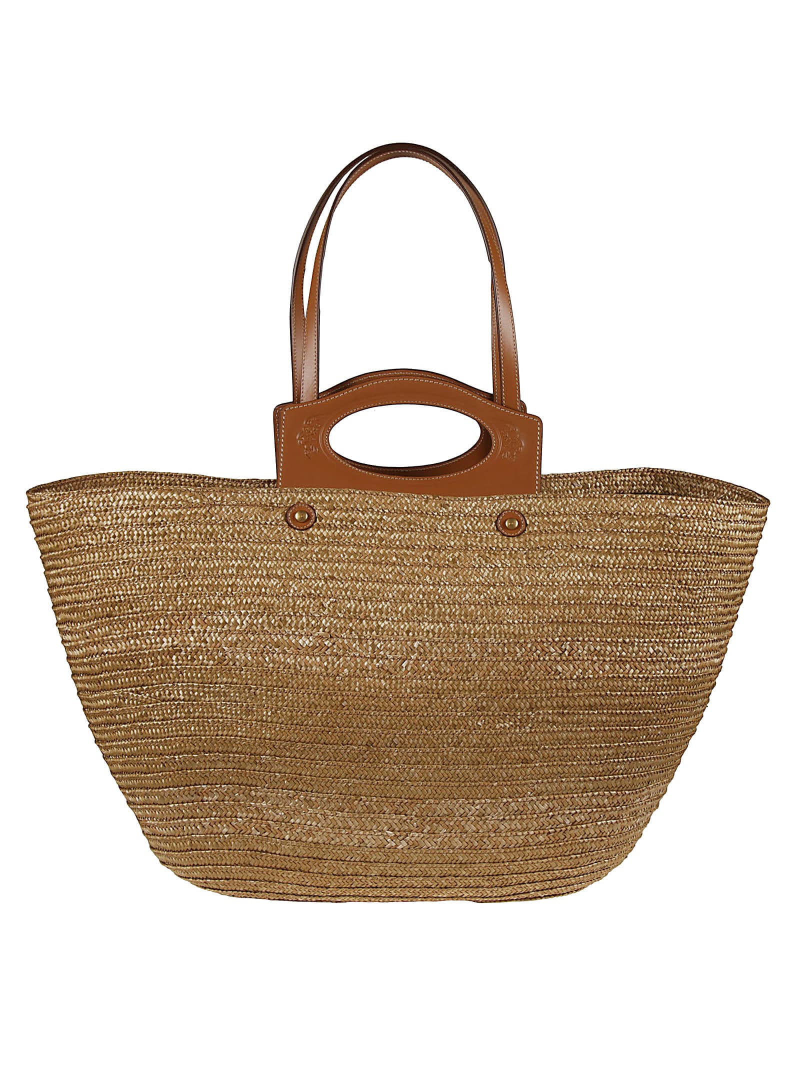 Tods Top Handle Woven Tote