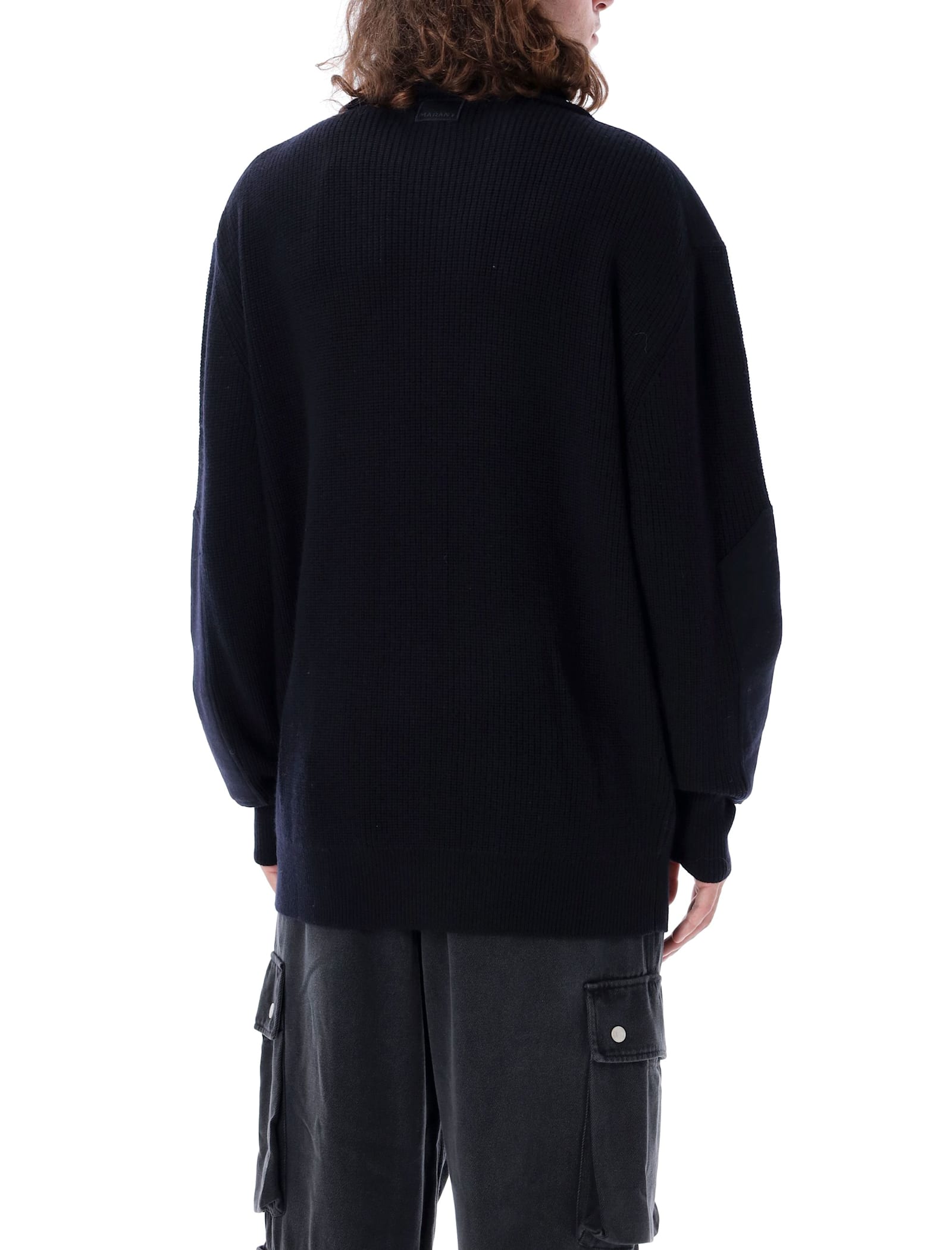 Shop Isabel Marant Zip-up Knit Cardigan In Midnight