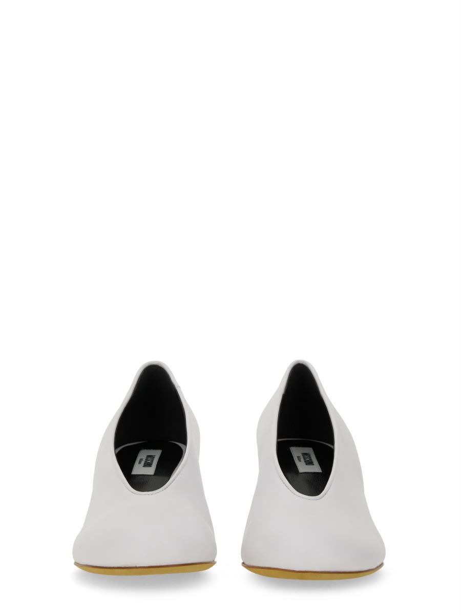 Moschino Couture Decollete Duck In White