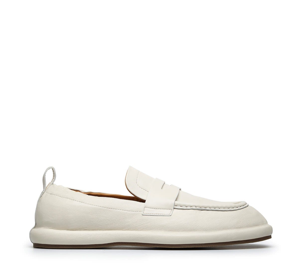 Barracuda Loafer In Bianco Sporco
