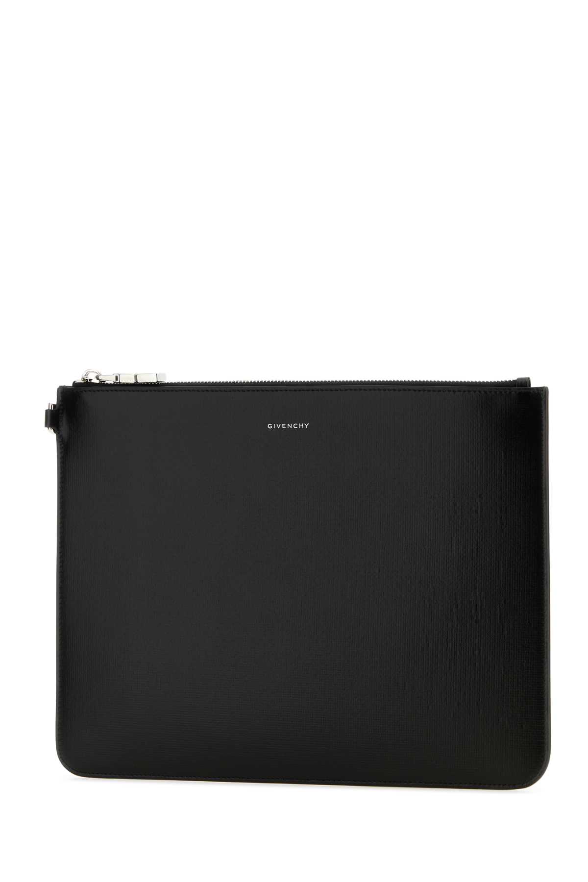 Shop Givenchy Black Leather Clutch