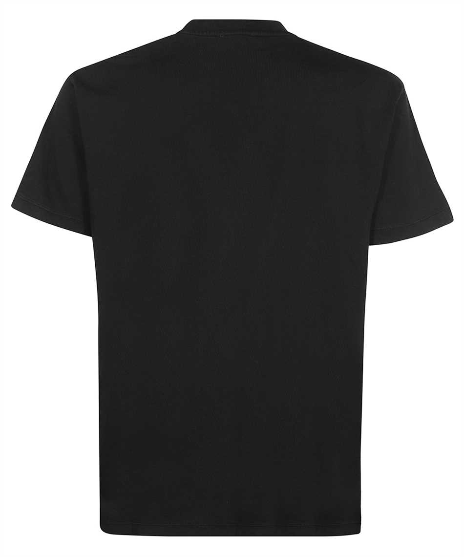 Shop Eytys Short Sleeve Printed Cotton T-shirt In Black