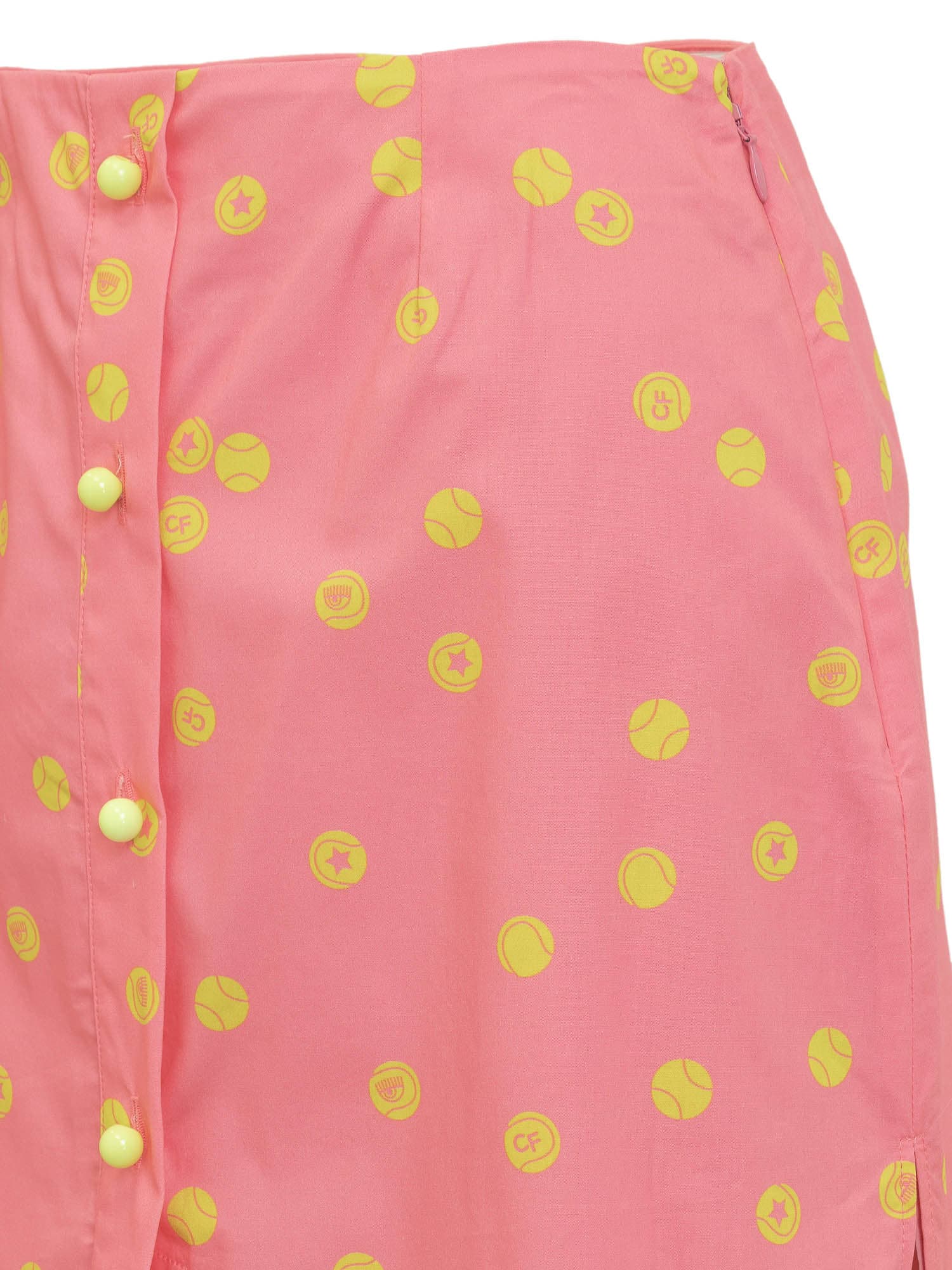 Shop Chiara Ferragni Skirt In Sachet Pink