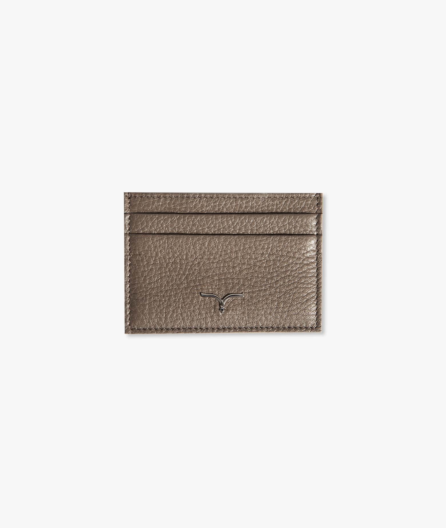 Shop Larusmiani Card Holder Value Wallet In Beige