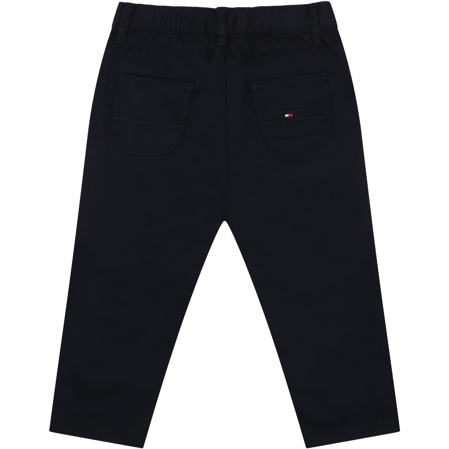 Shop Tommy Hilfiger Blue Trousers For Baby Boy