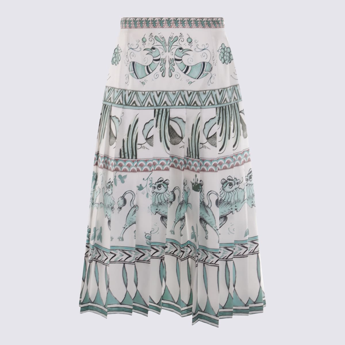 FABIANA FILIPPI WHITE SILK SKIRT