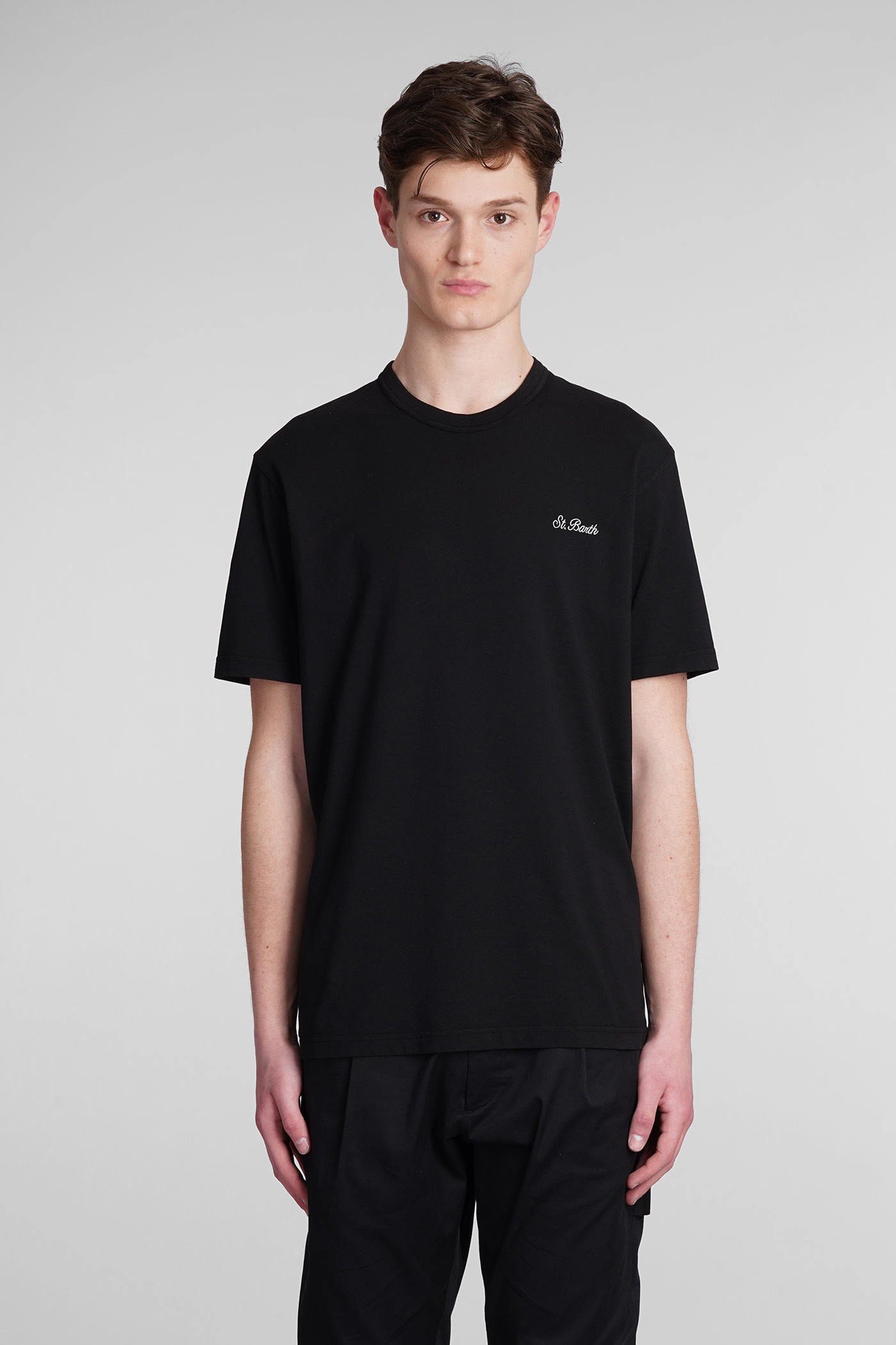 Mc2 Saint Barth Dover T-shirt In Black Cotton
