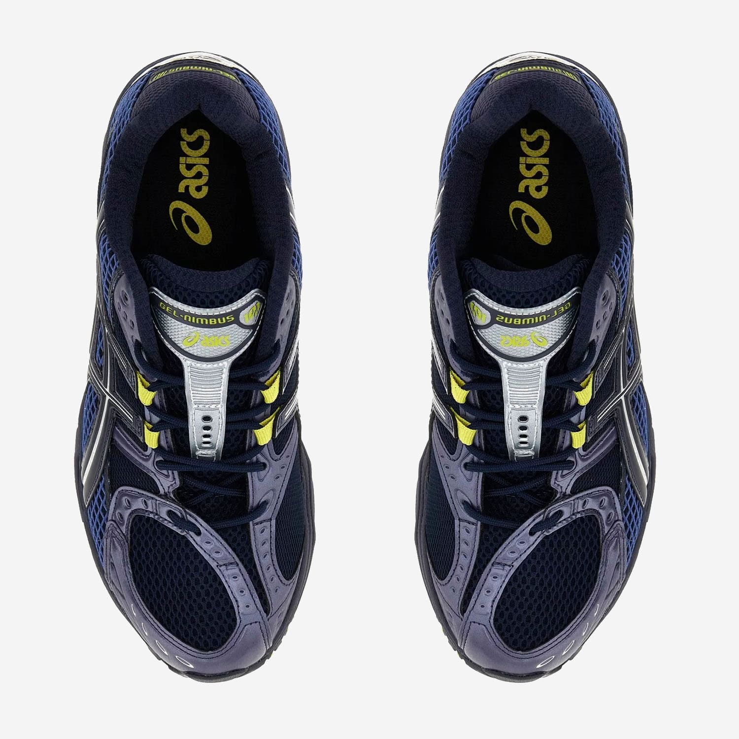 Asics Breathable Design Mesh Upper Sneakers In Blue